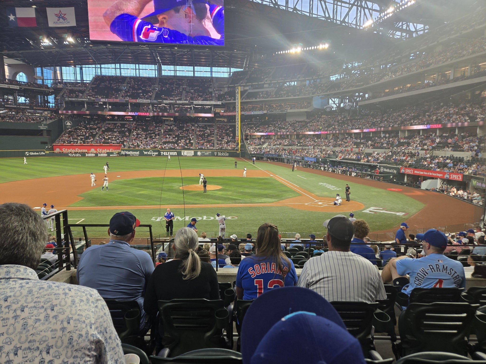 Real Fan View taken from Section 10 at Globe Life Field by Wesley  L
