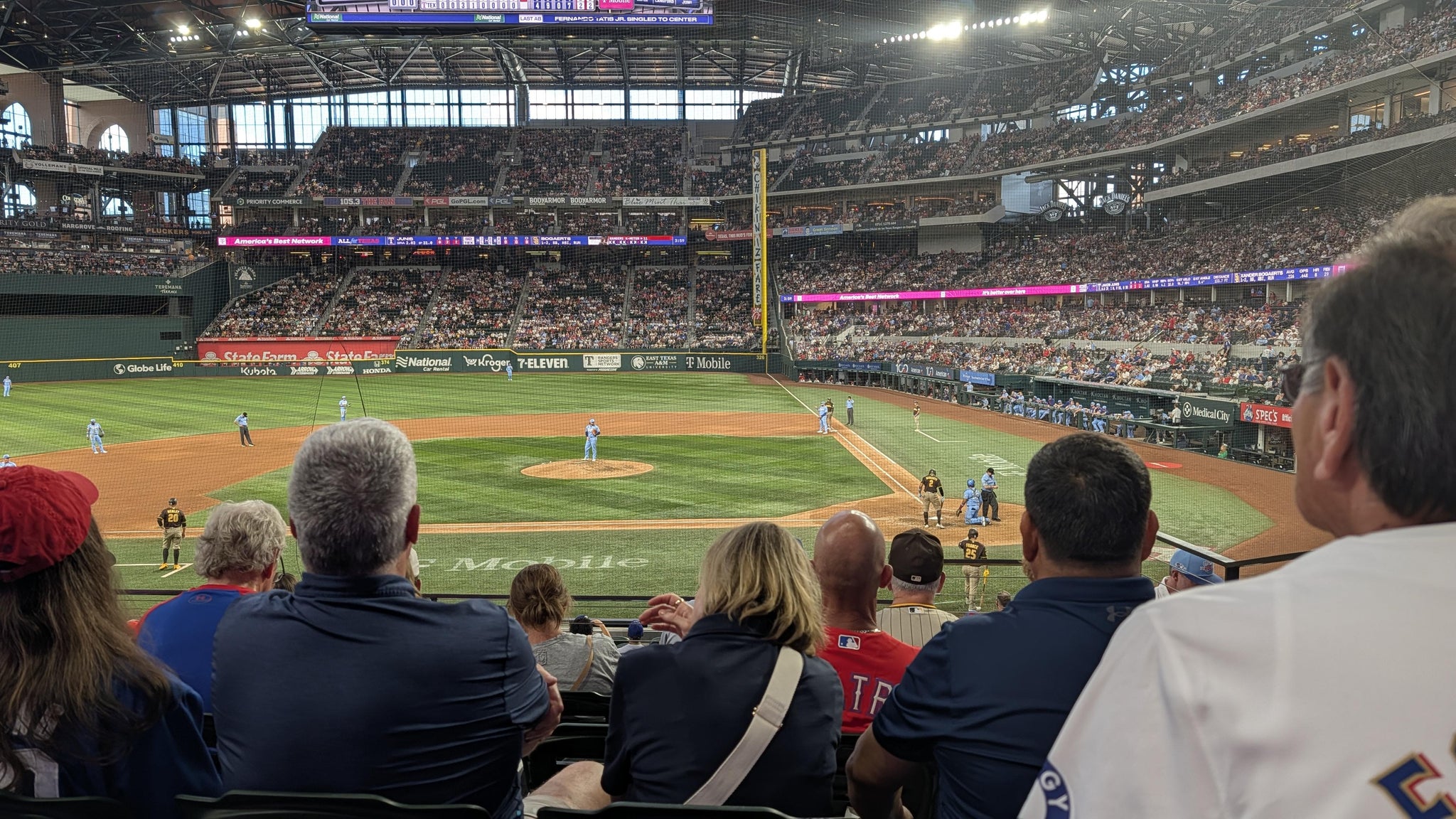 Real Fan View taken from Section 10 at Globe Life Field by Shanice J