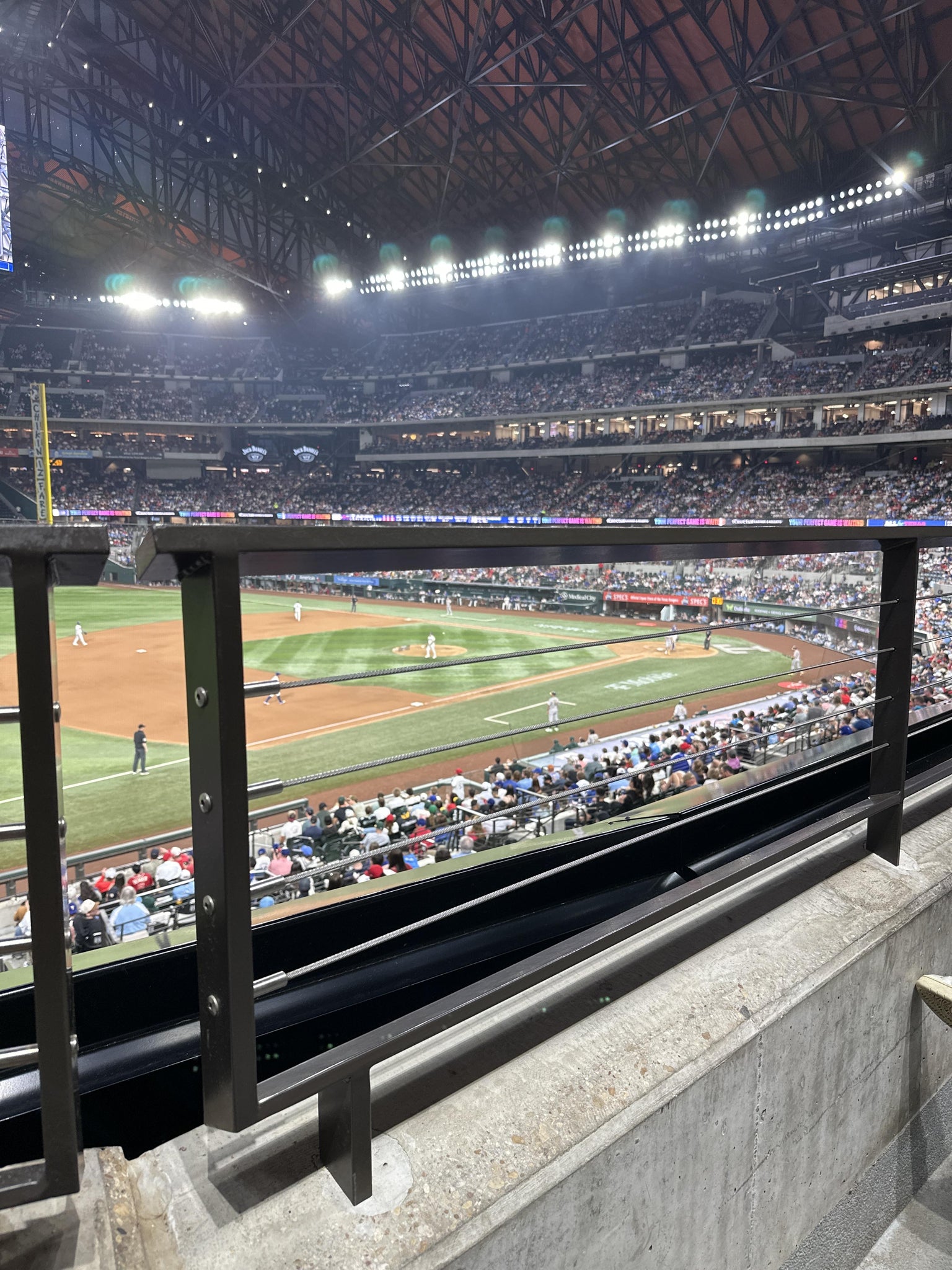 Real Fan View taken from Section 105 at Globe Life Field by Alfredo Z