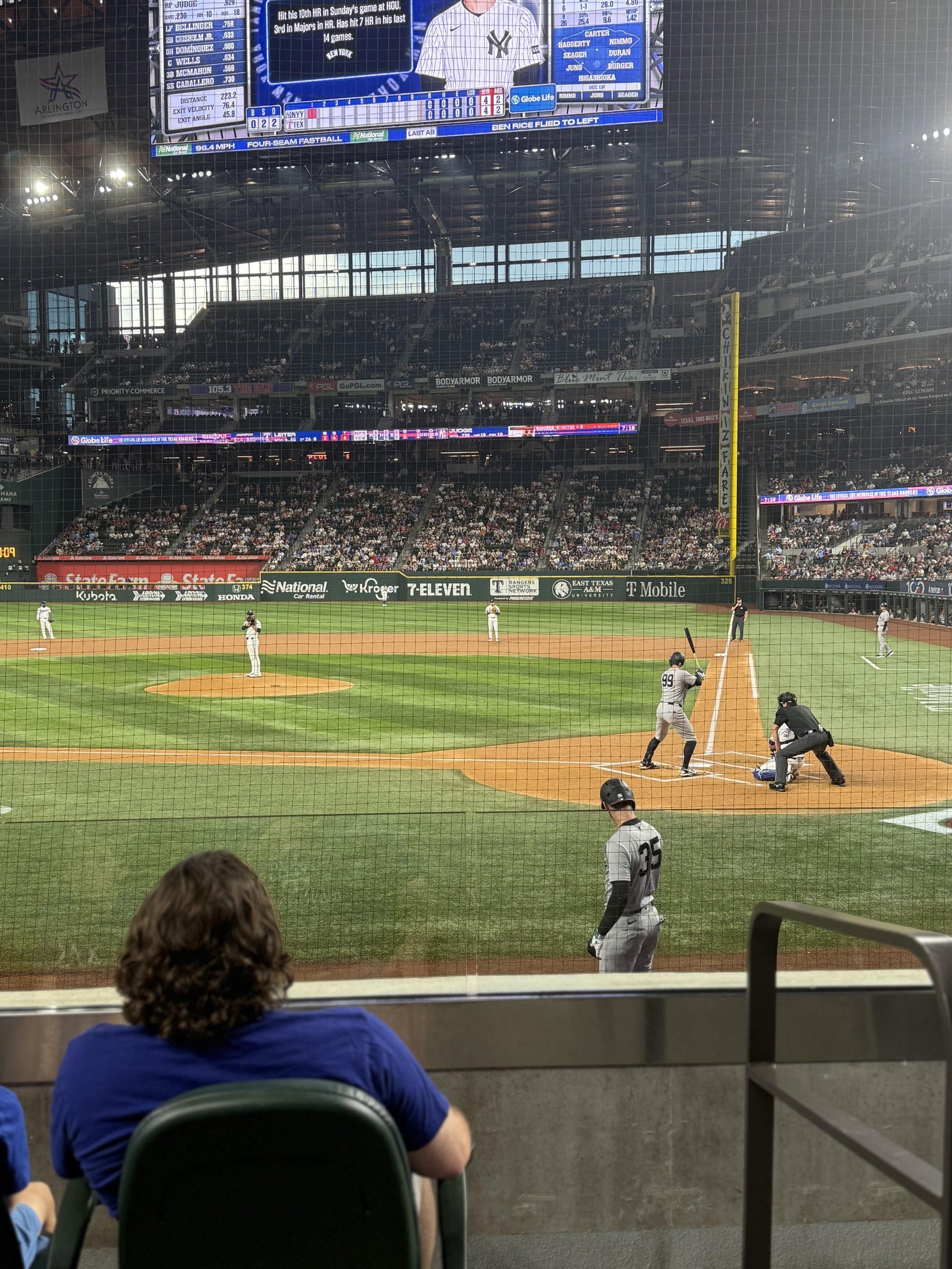 Real Fan View taken from Section 11 at Globe Life Field by Travis Z