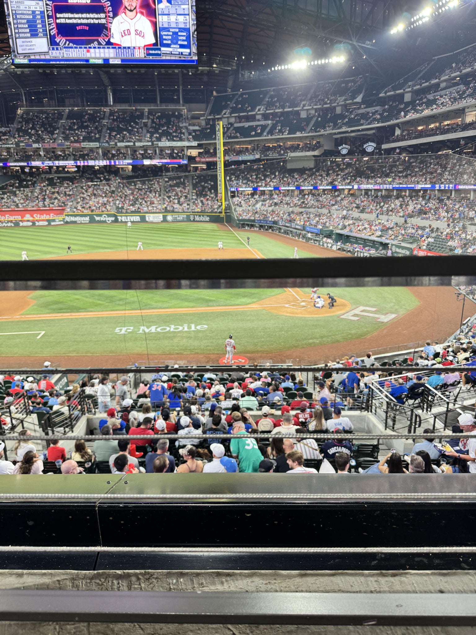 Real Fan View taken from Section 110 at Globe Life Field by Patrick P