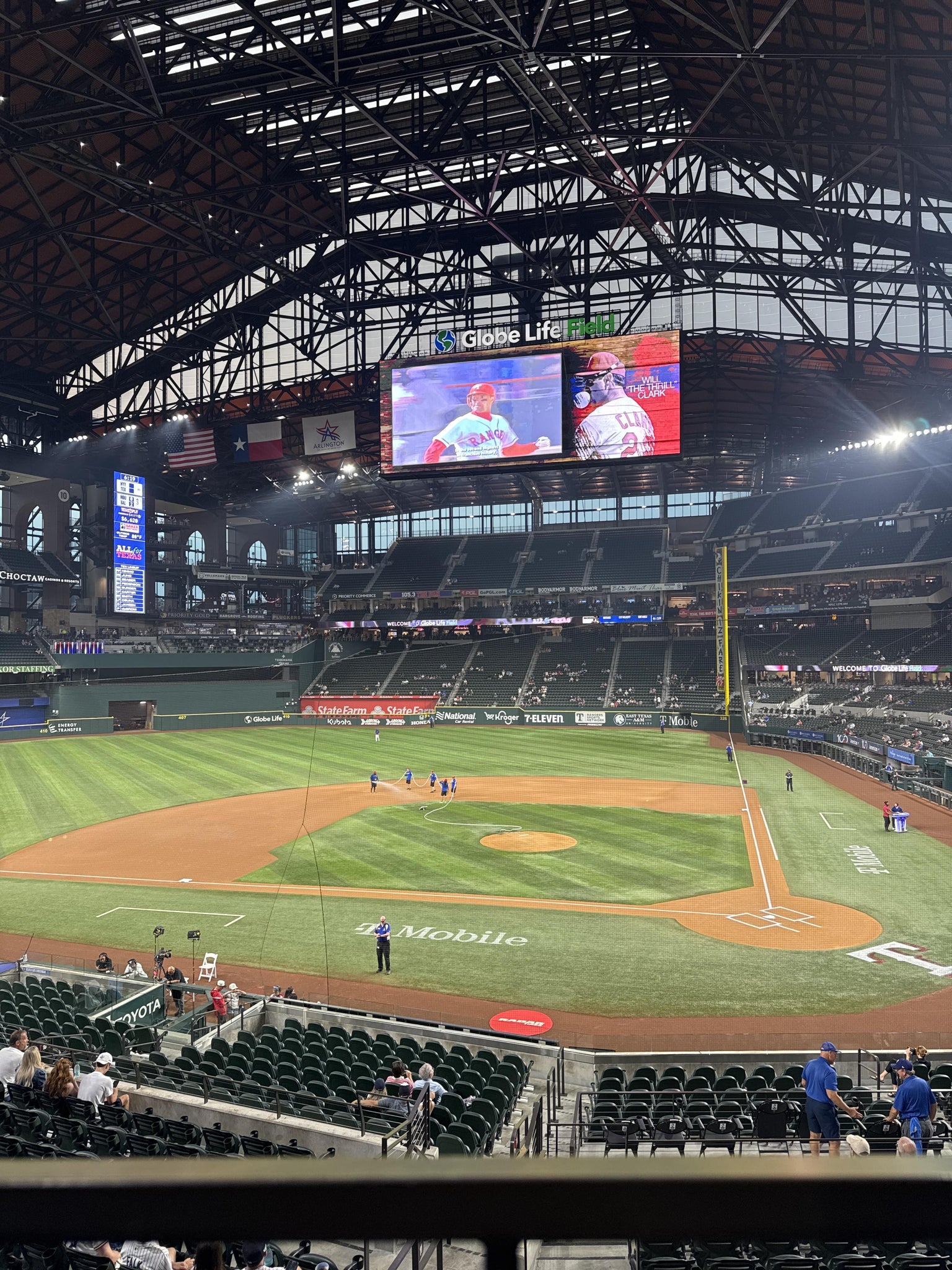 Real Fan View taken from Section 111 at Globe Life Field by Donovan G