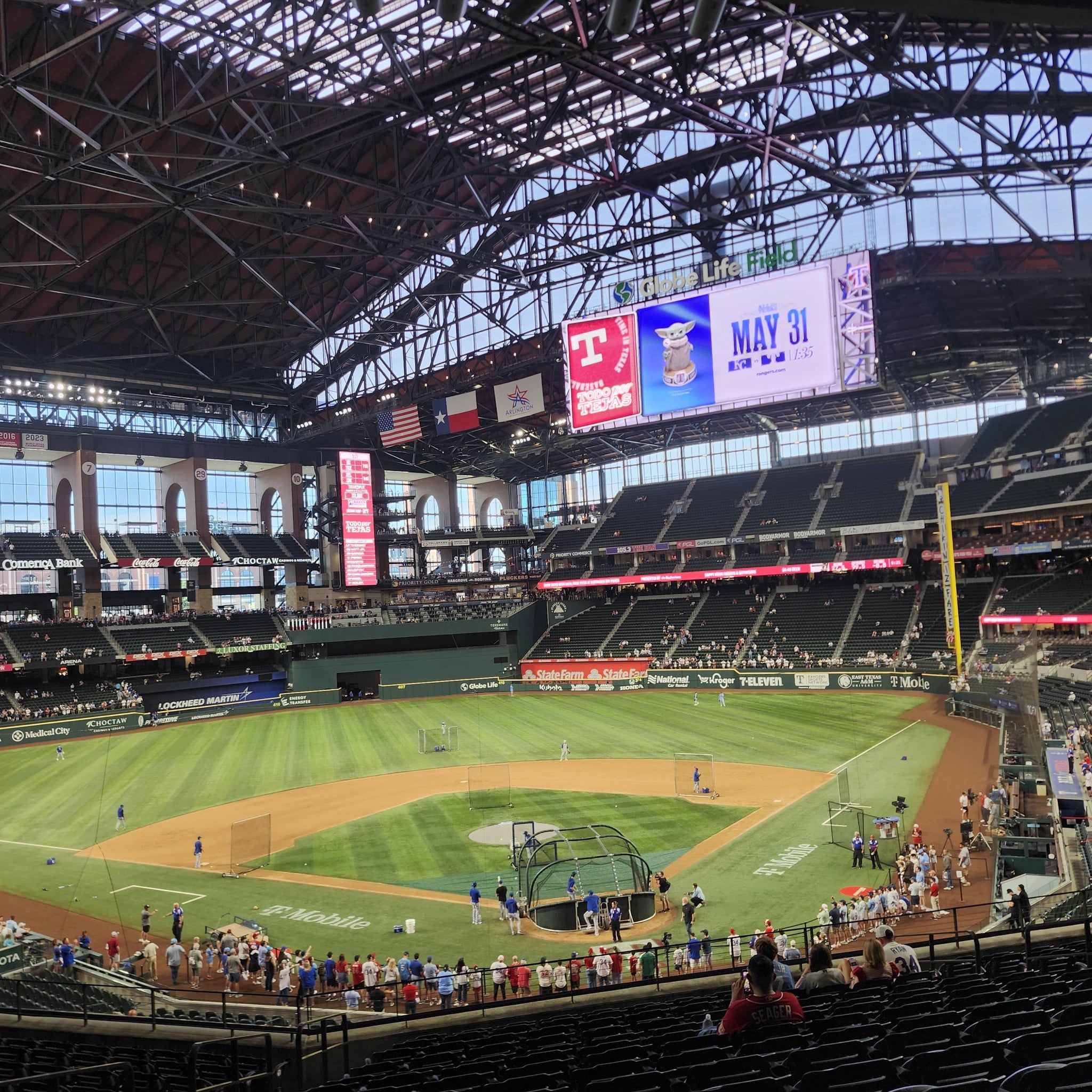 Real Fan View taken from Section 113 at Globe Life Field by Anonymous User