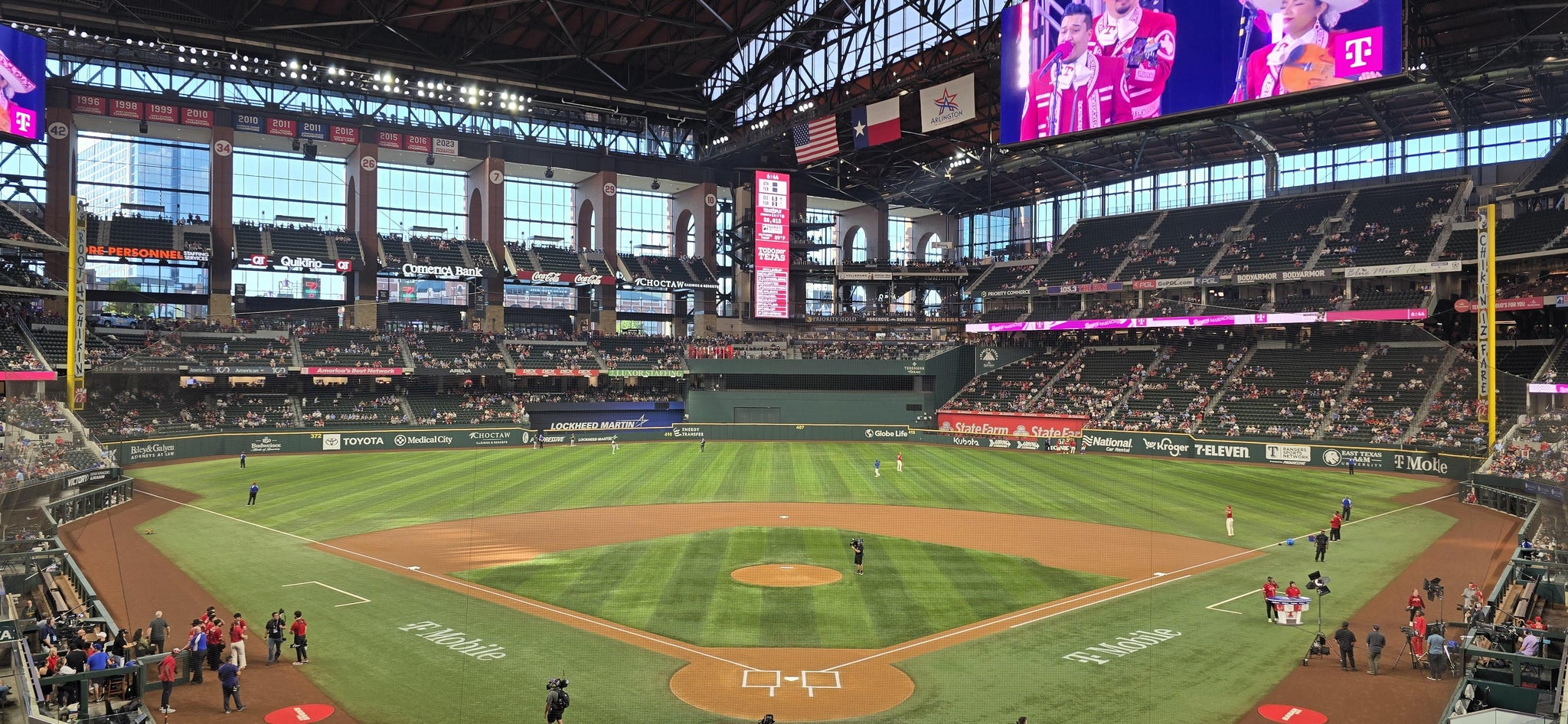 Real Fan View taken from Section 114 at Globe Life Field by Anonymous User
