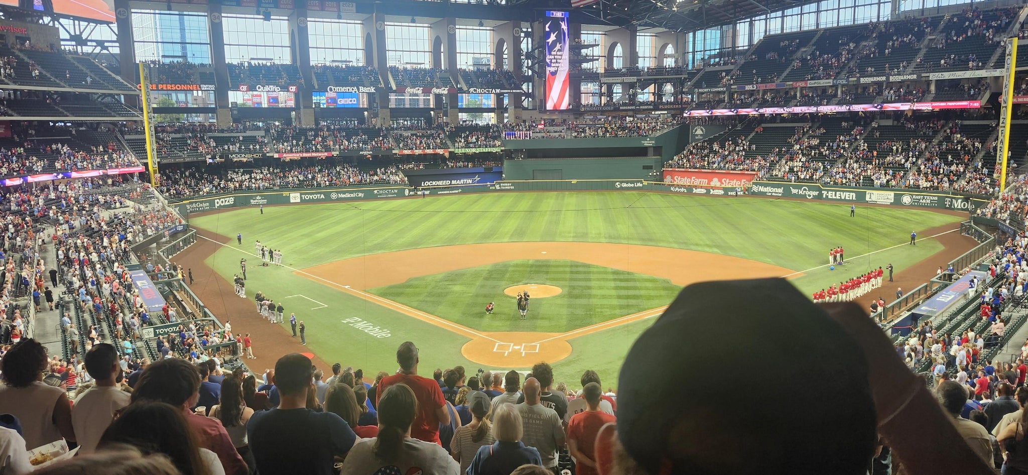 Real Fan View taken from Section 114 at Globe Life Field by Jay B