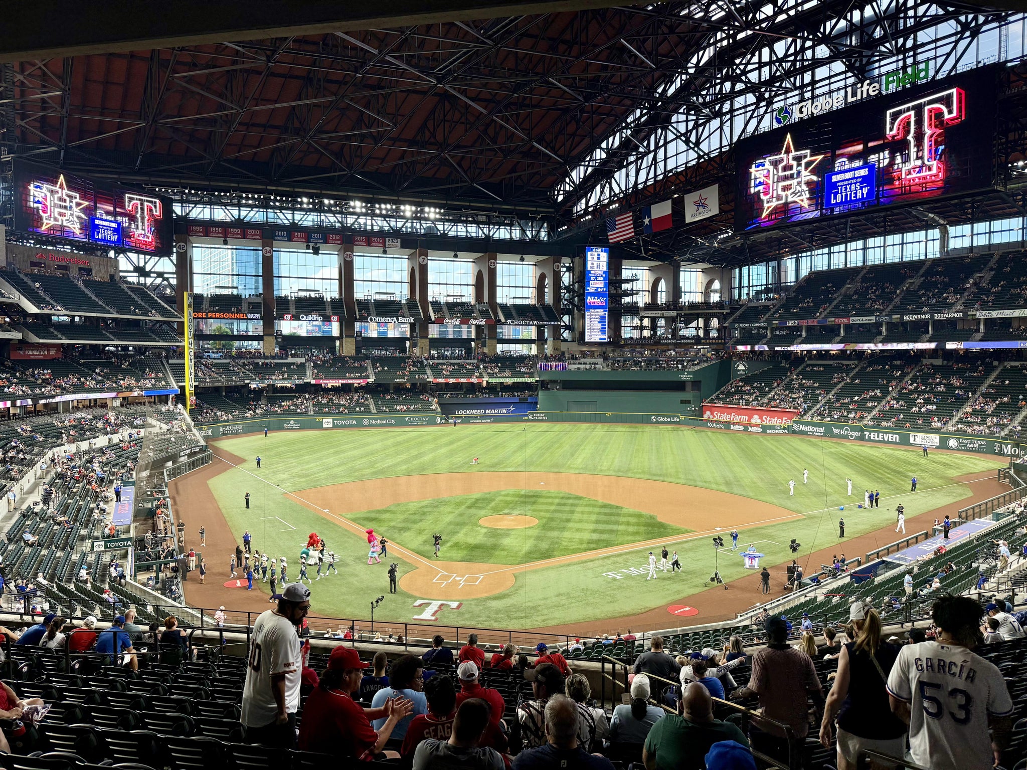 Real Fan View taken from Section 115 at Globe Life Field by Meredith B