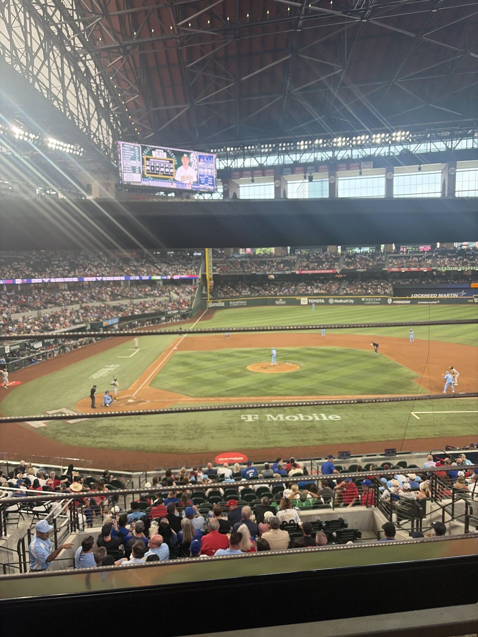 Real Fan View taken from Section 118 at Globe Life Field by Ashley R