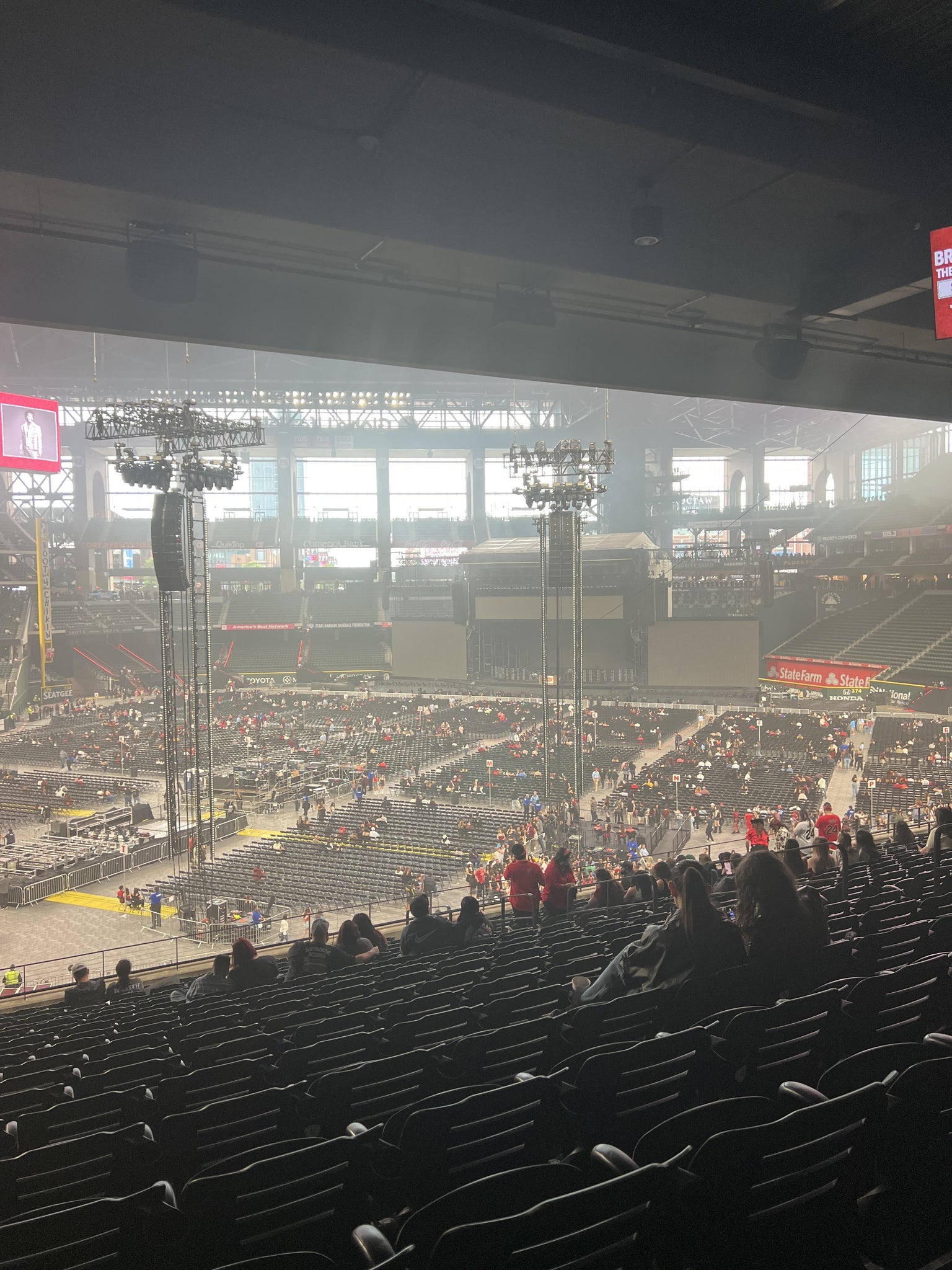 Real Fan View taken from Section 118 at Globe Life Field by Jovita G