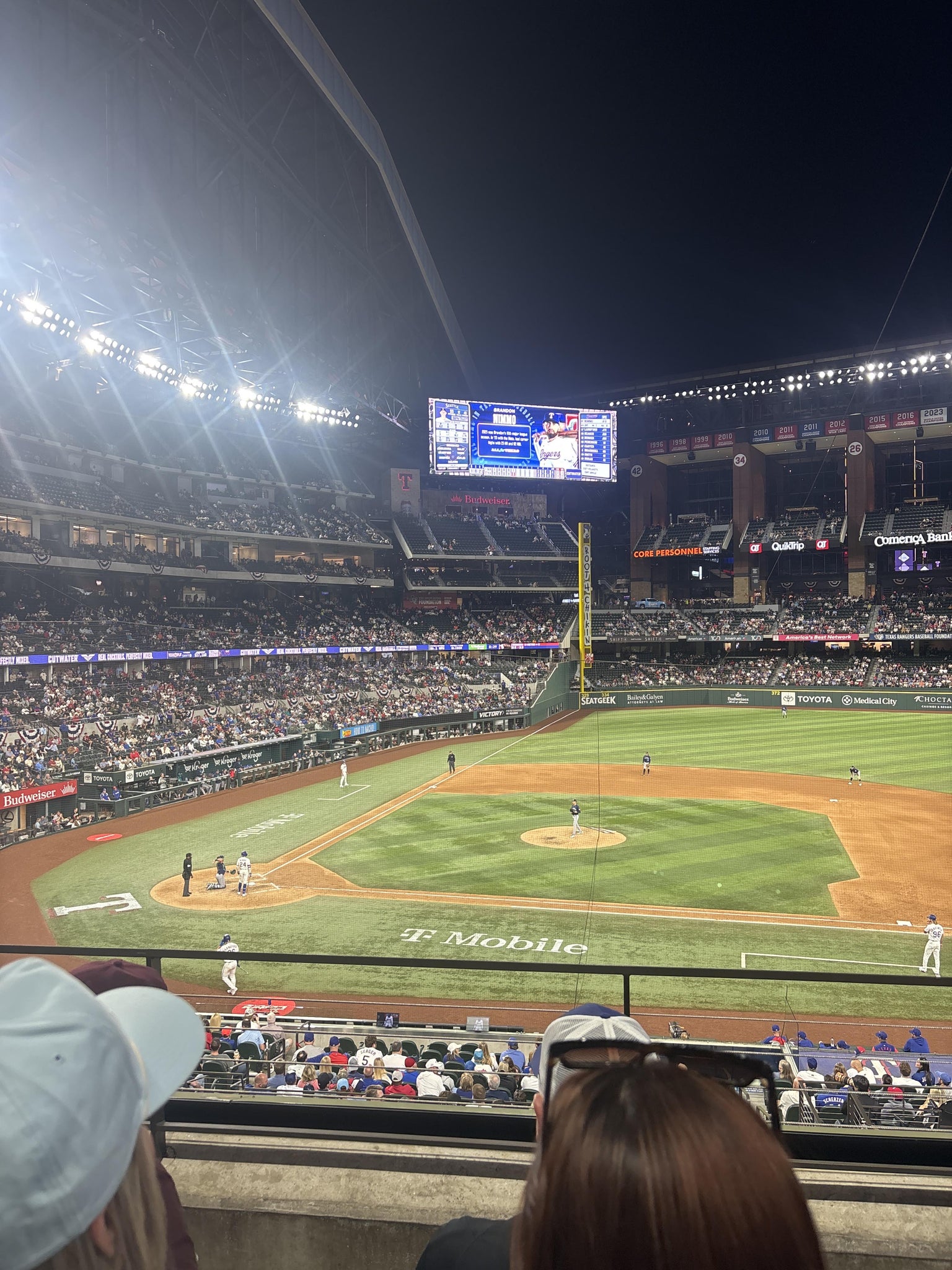 Real Fan View taken from Section 119 at Globe Life Field by Hunter N