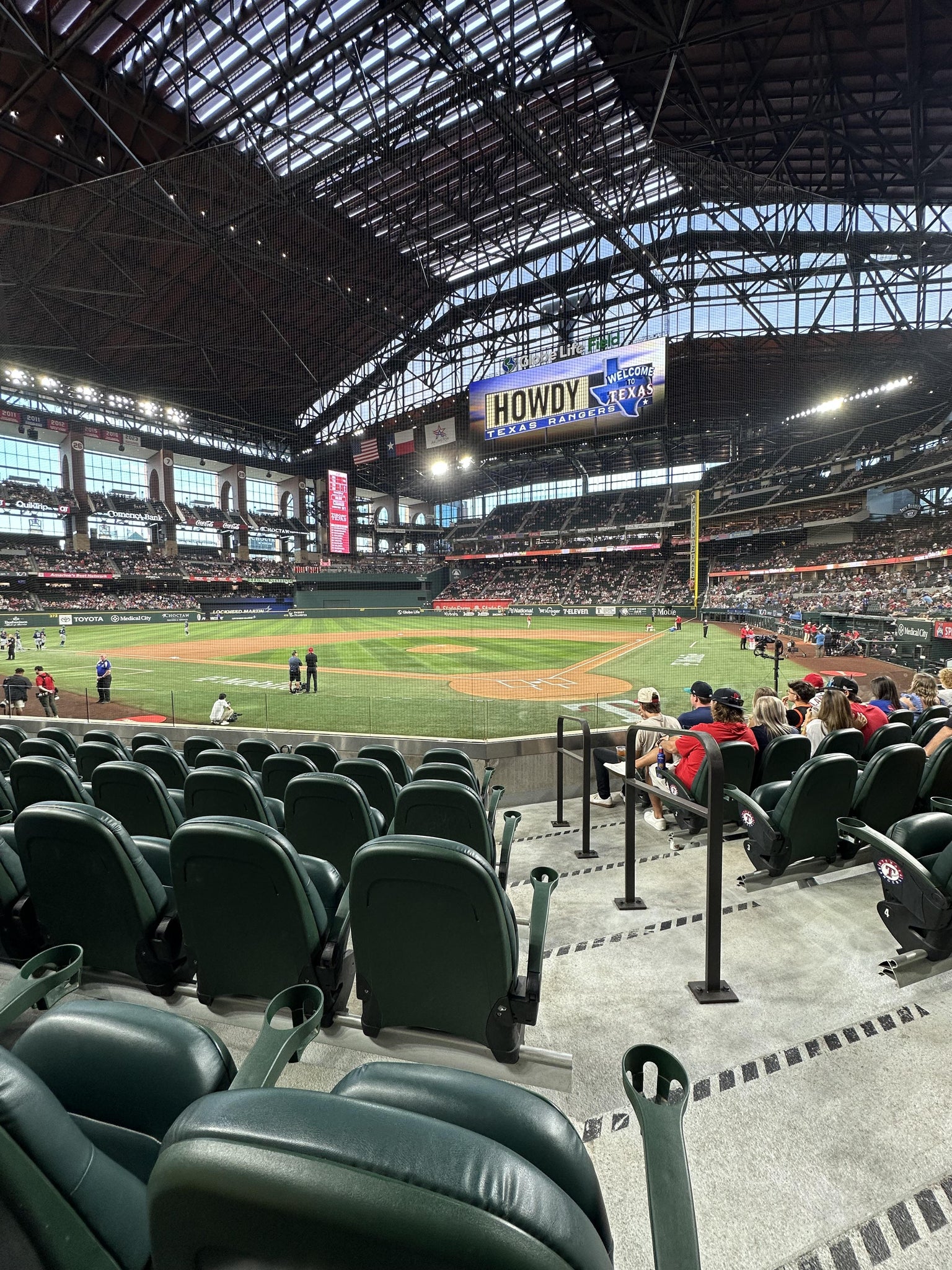 Real Fan View taken from Section 12 at Globe Life Field by Charles R