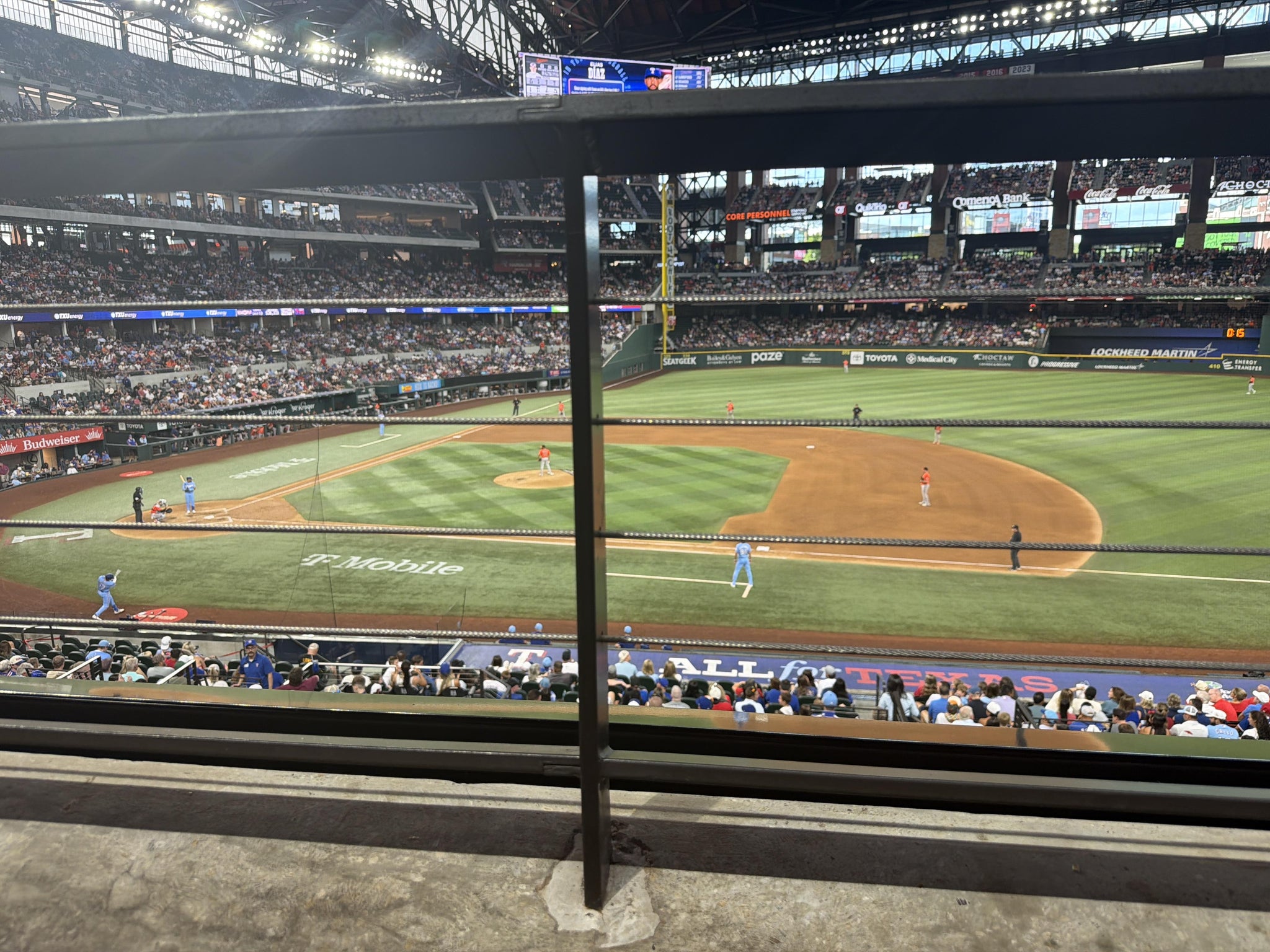 Real Fan View taken from Section 120 at Globe Life Field by Cheryl R