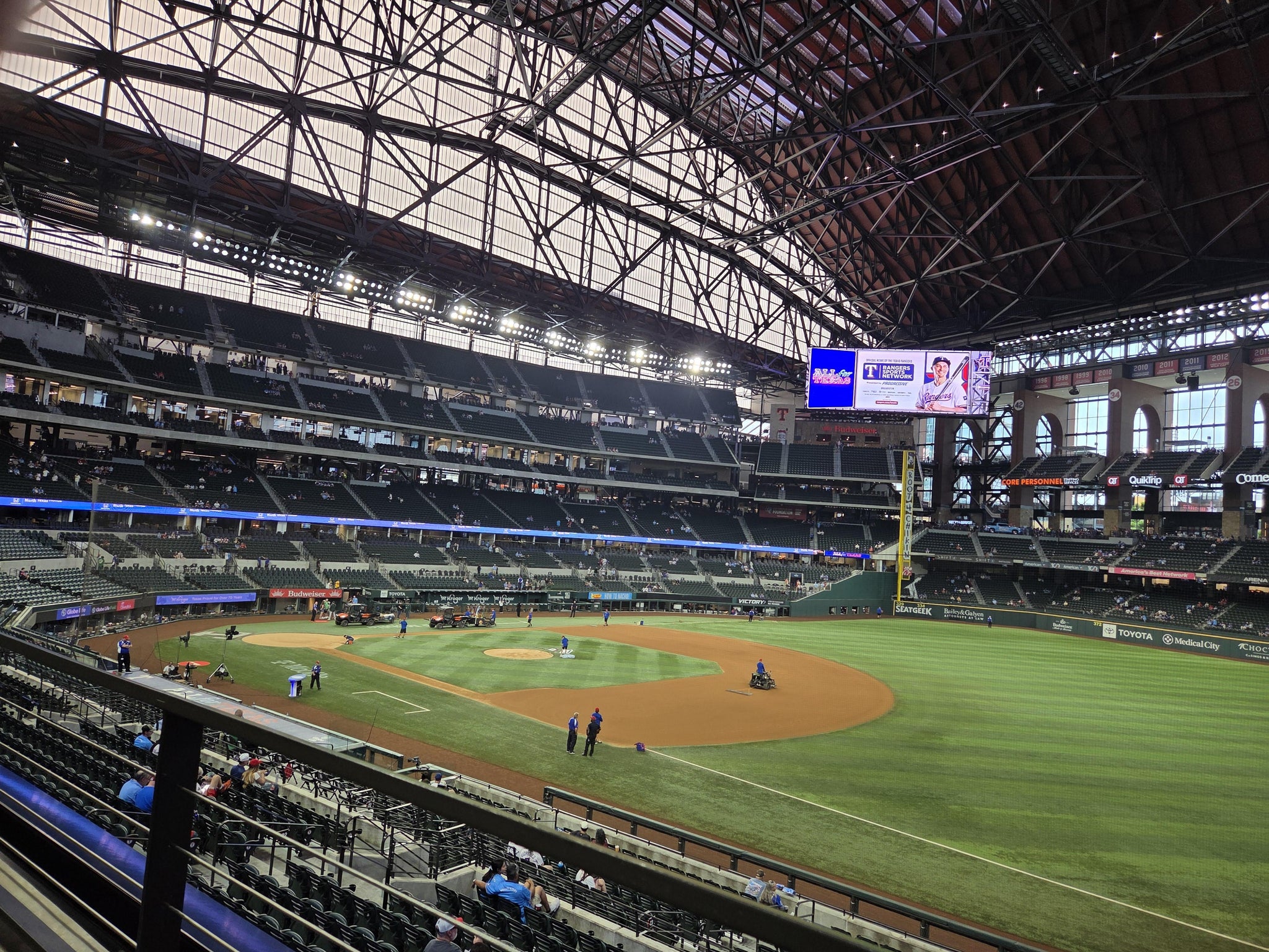 Real Fan View taken from Section 123 at Globe Life Field by Anonymous User