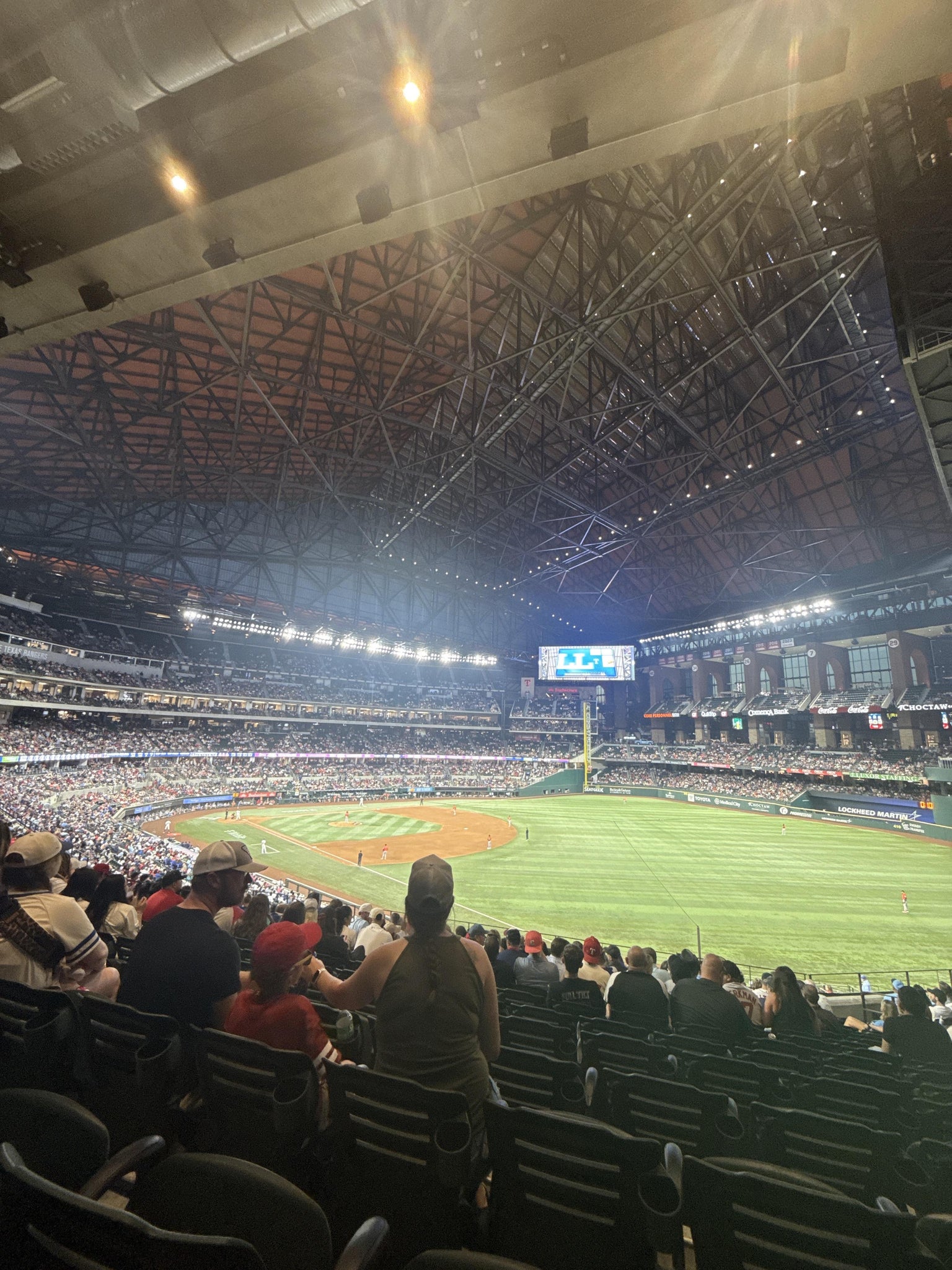 Real Fan View taken from Section 125 at Globe Life Field by Cameron P