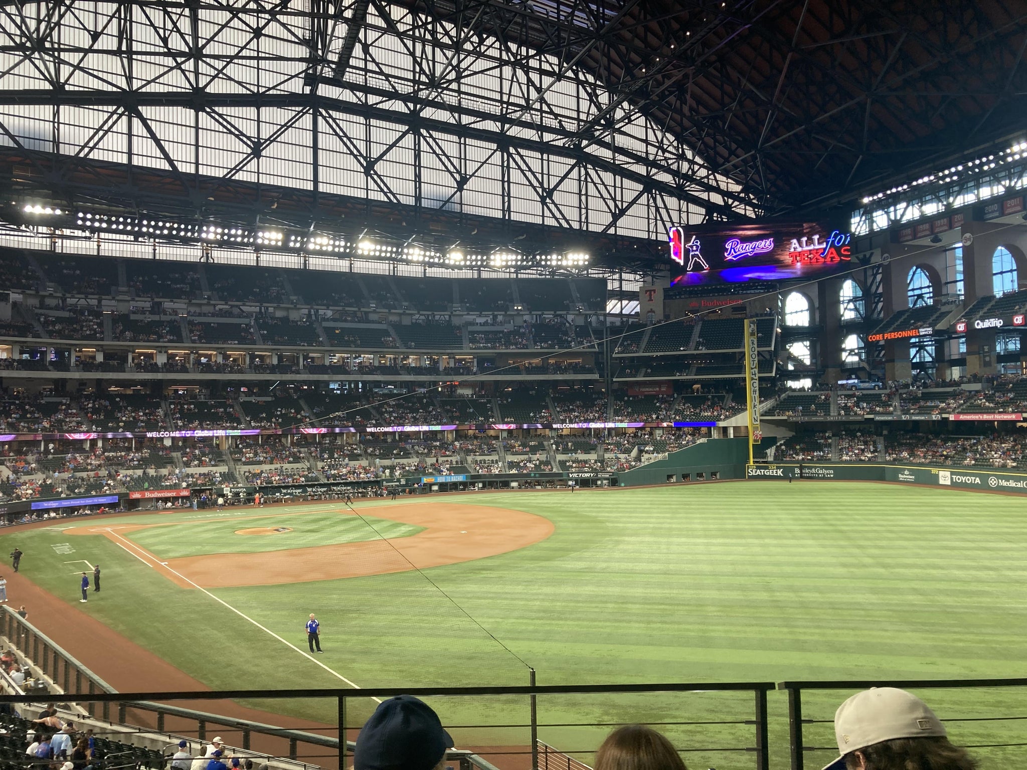 Real Fan View taken from Section 126 at Globe Life Field by West S