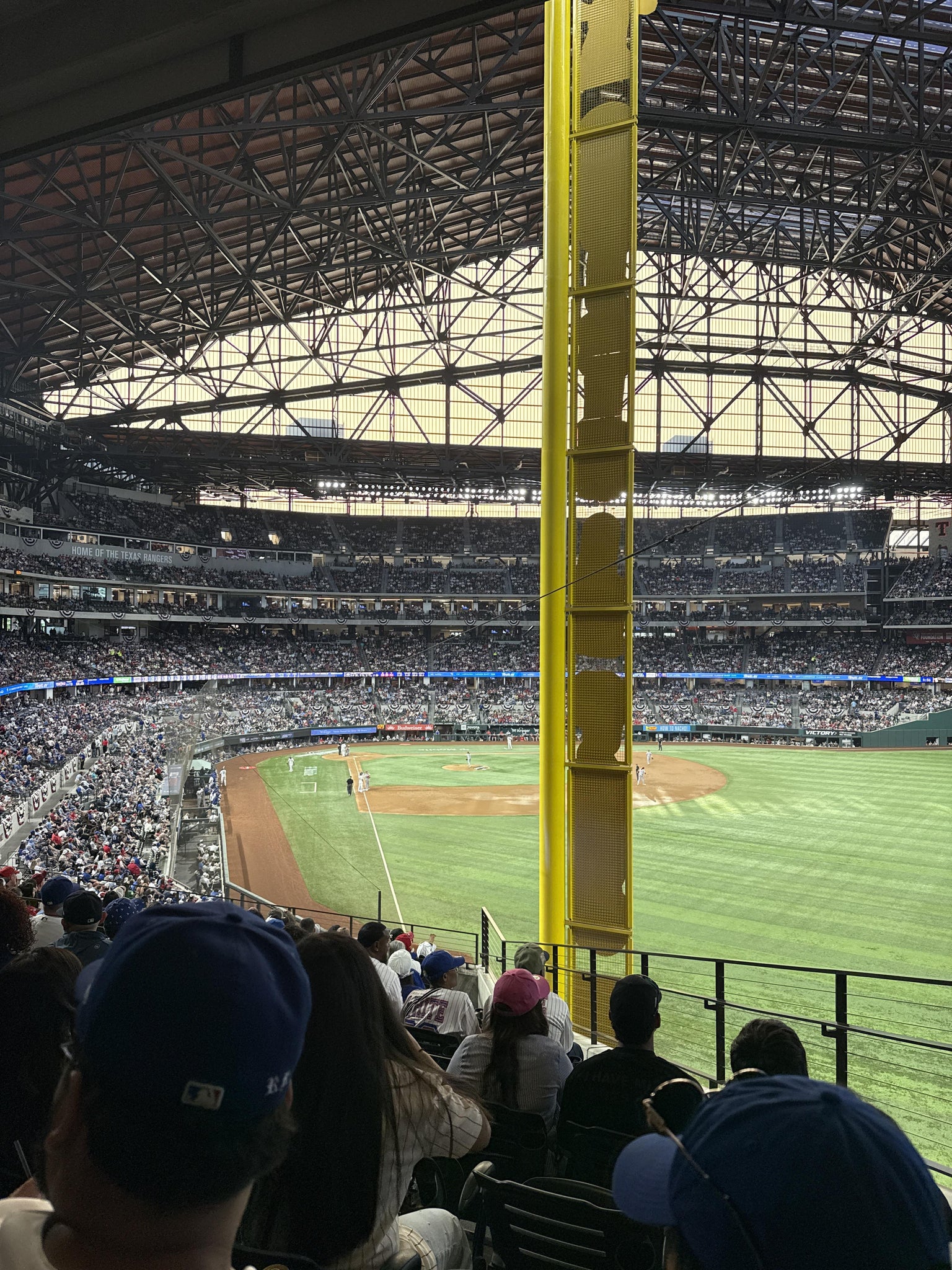 Real Fan View taken from Section 127 at Globe Life Field by Anonymous User