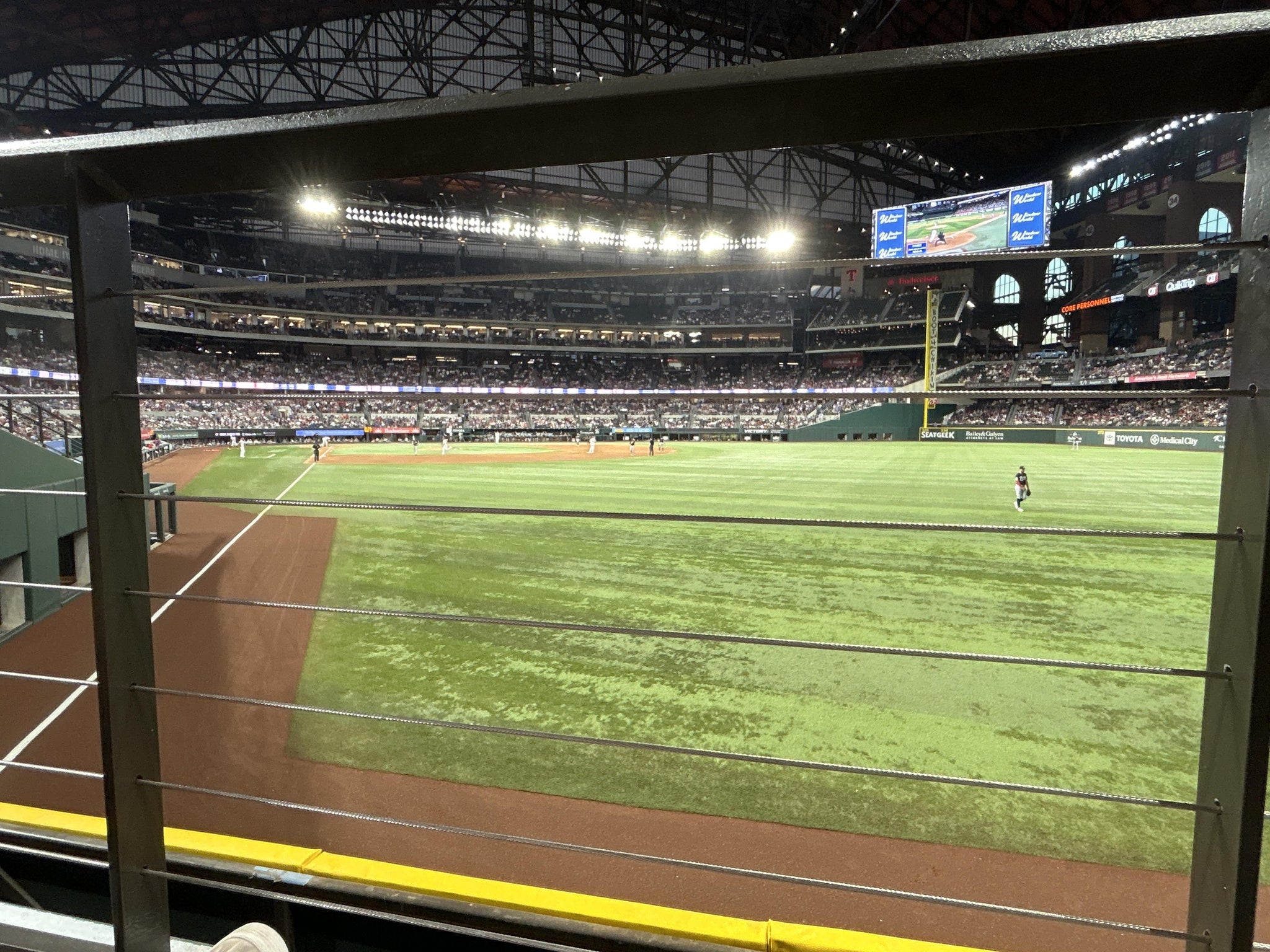 Real Fan View taken from Section 128 at Globe Life Field by Christopher J