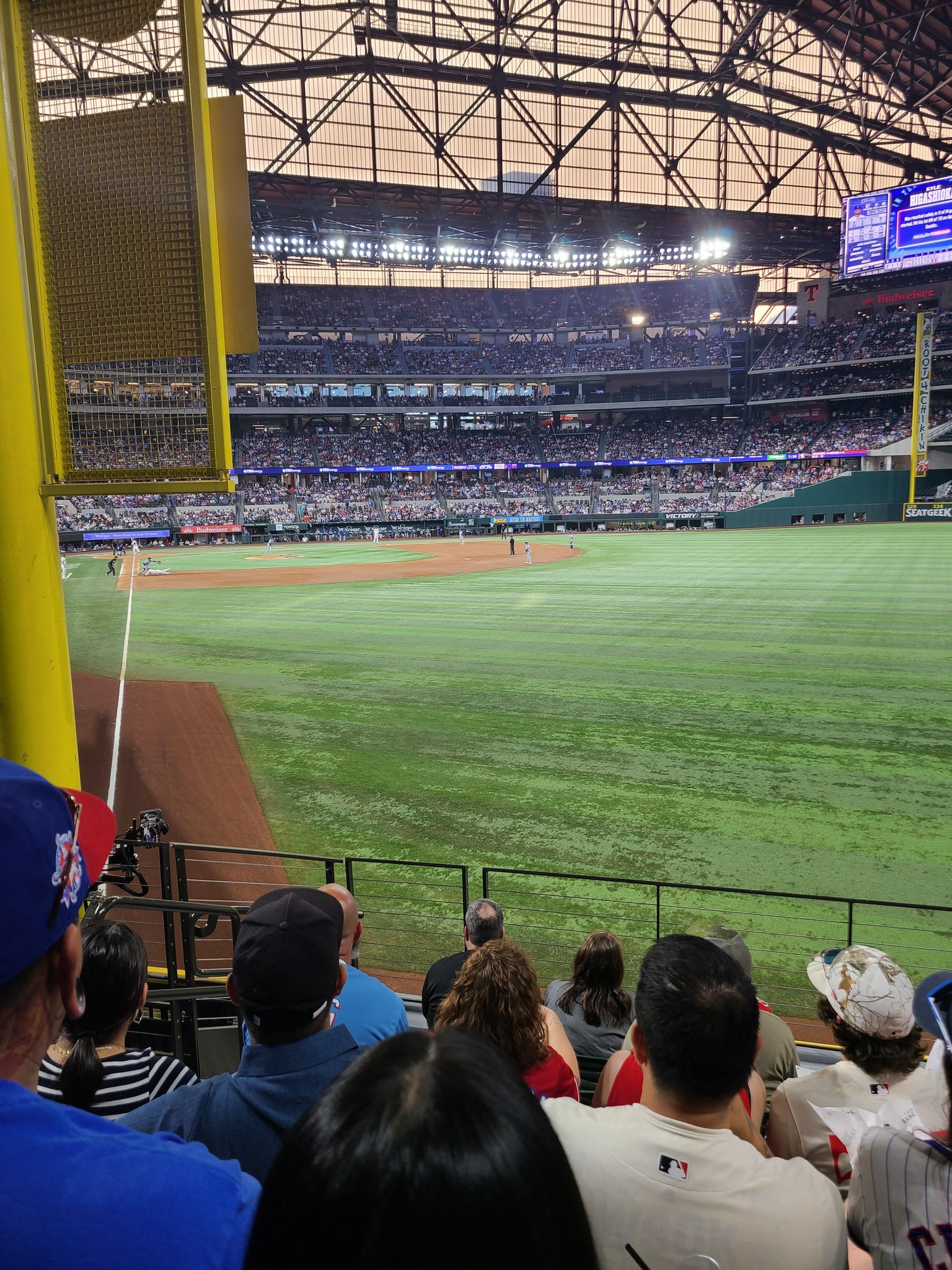 Real Fan View taken from Section 128 at Globe Life Field by Felicita G