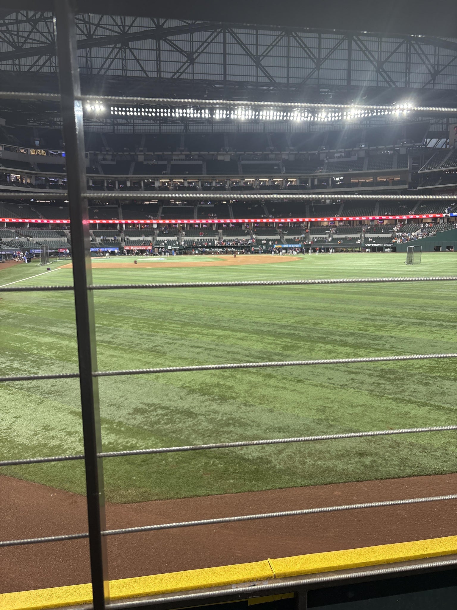 Real Fan View taken from Section 129 at Globe Life Field by Anonymous User