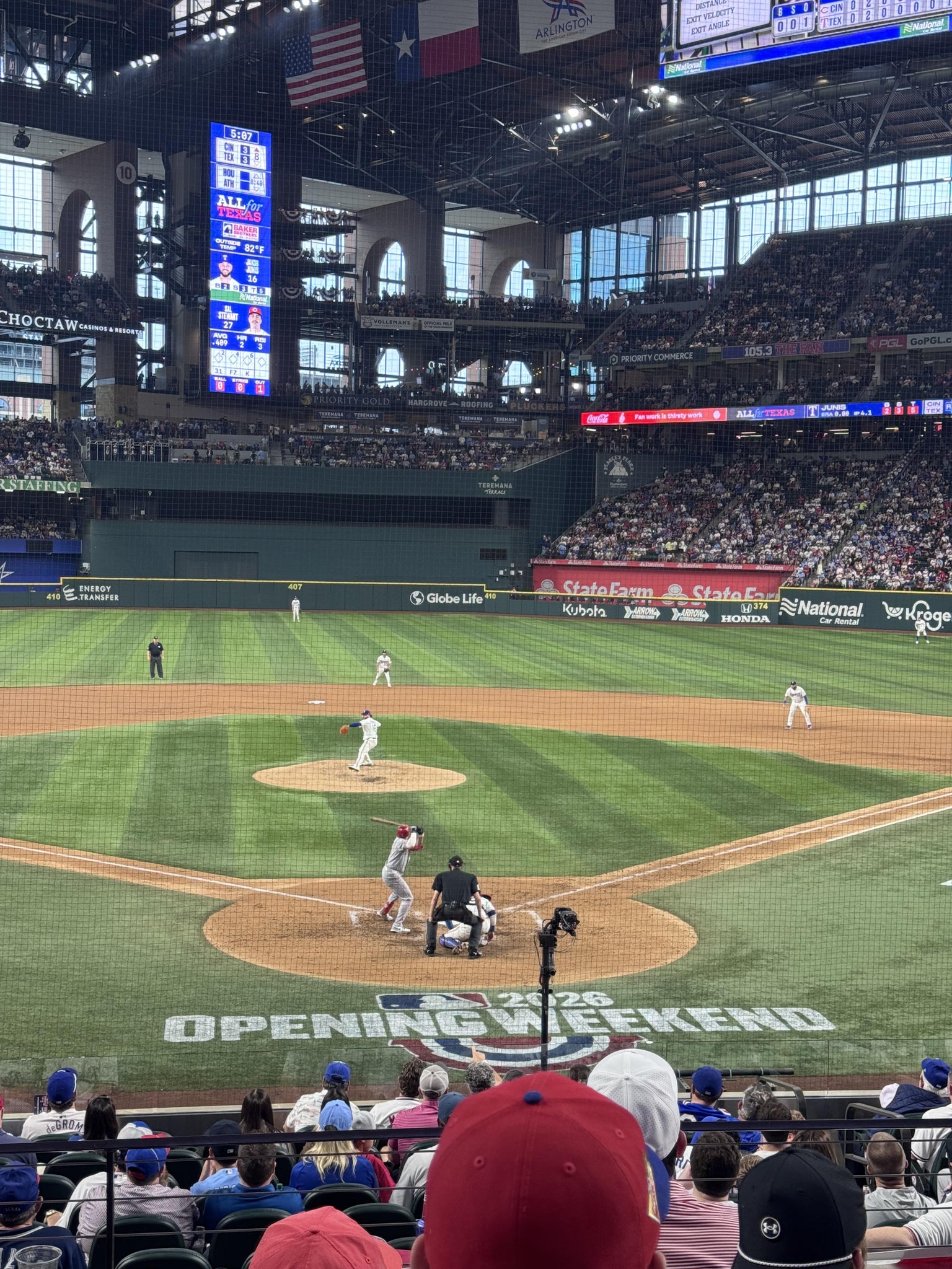 Real Fan View taken from Section 13 at Globe Life Field by Michael K