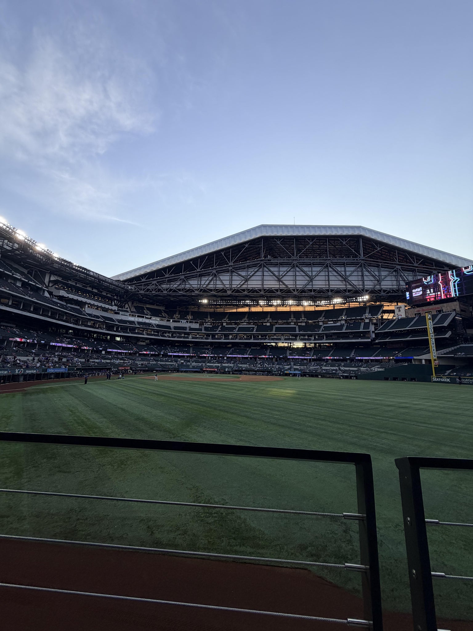 Real Fan View taken from Section 130 at Globe Life Field by Yaciel sanchez
