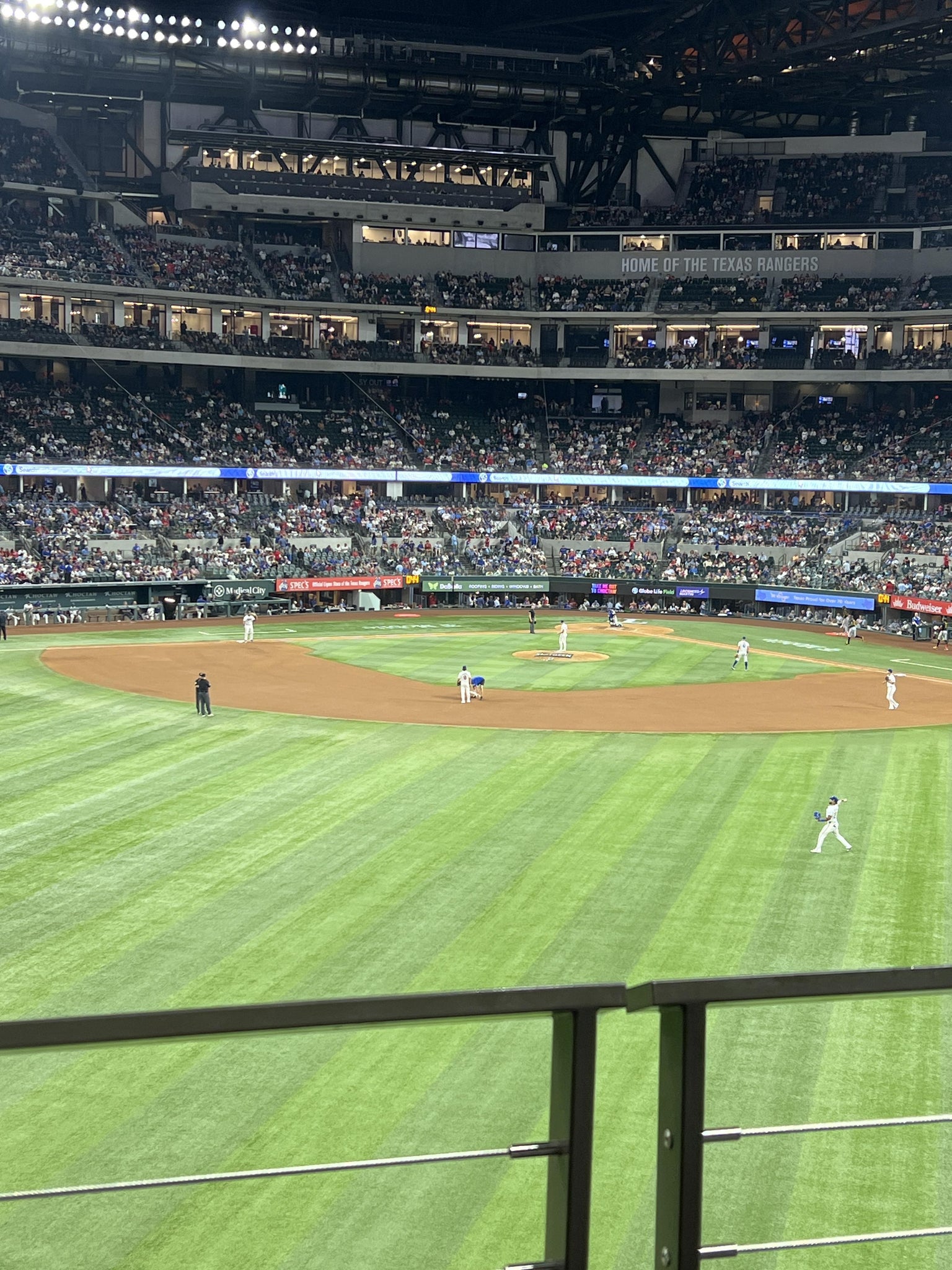 Real Fan View taken from Section 136 at Globe Life Field by Sean C