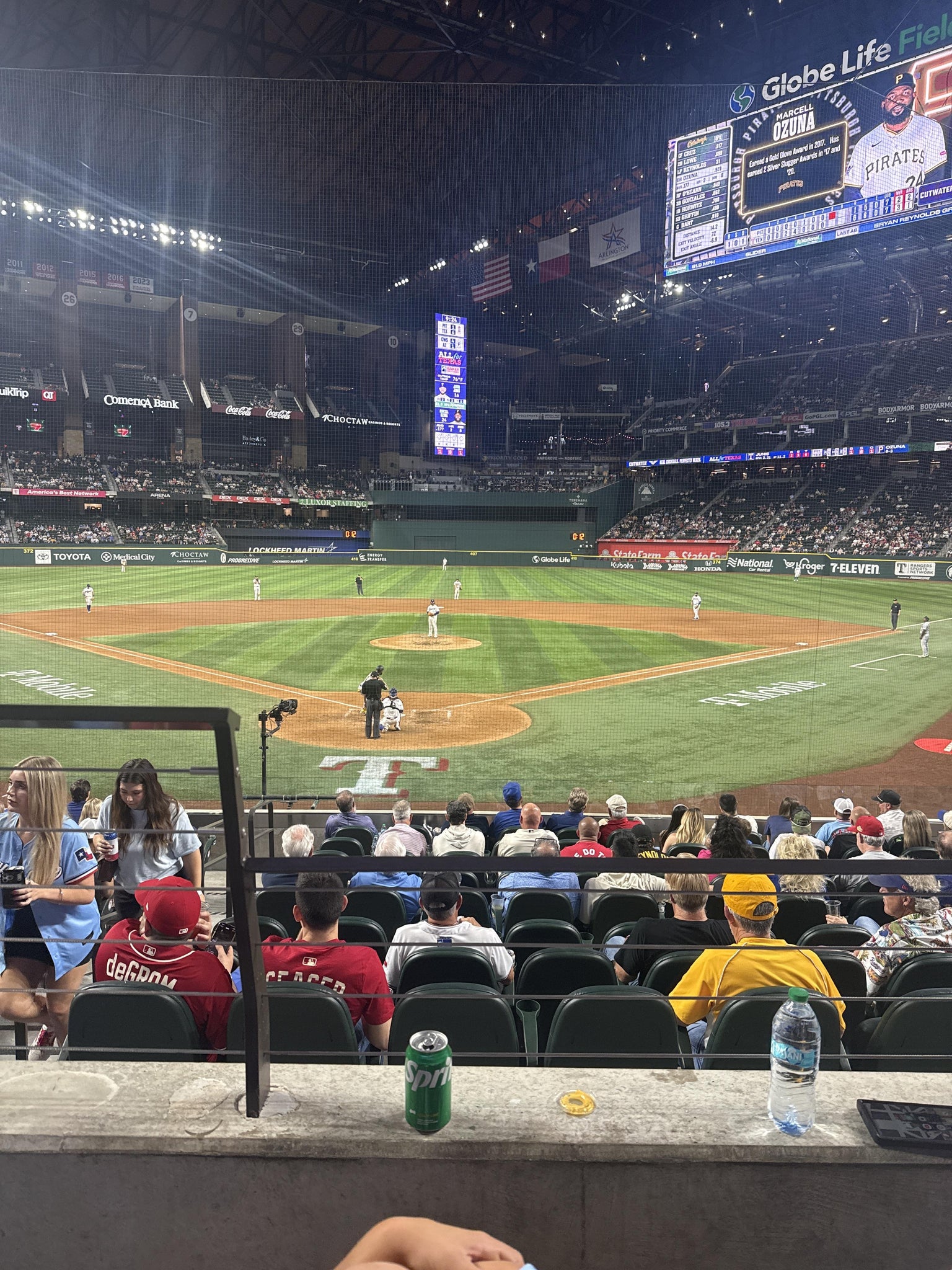 Real Fan View taken from Section 14 at Globe Life Field by Dan D
