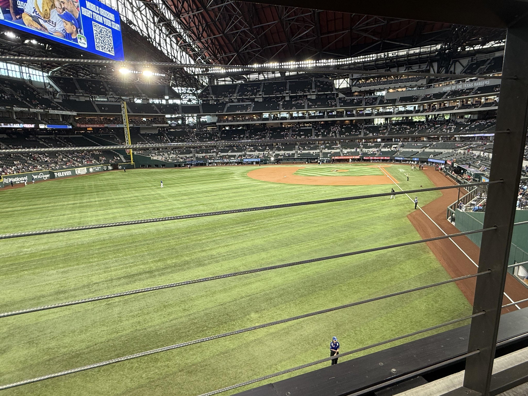 Real Fan View taken from Section 141 at Globe Life Field by Paul S