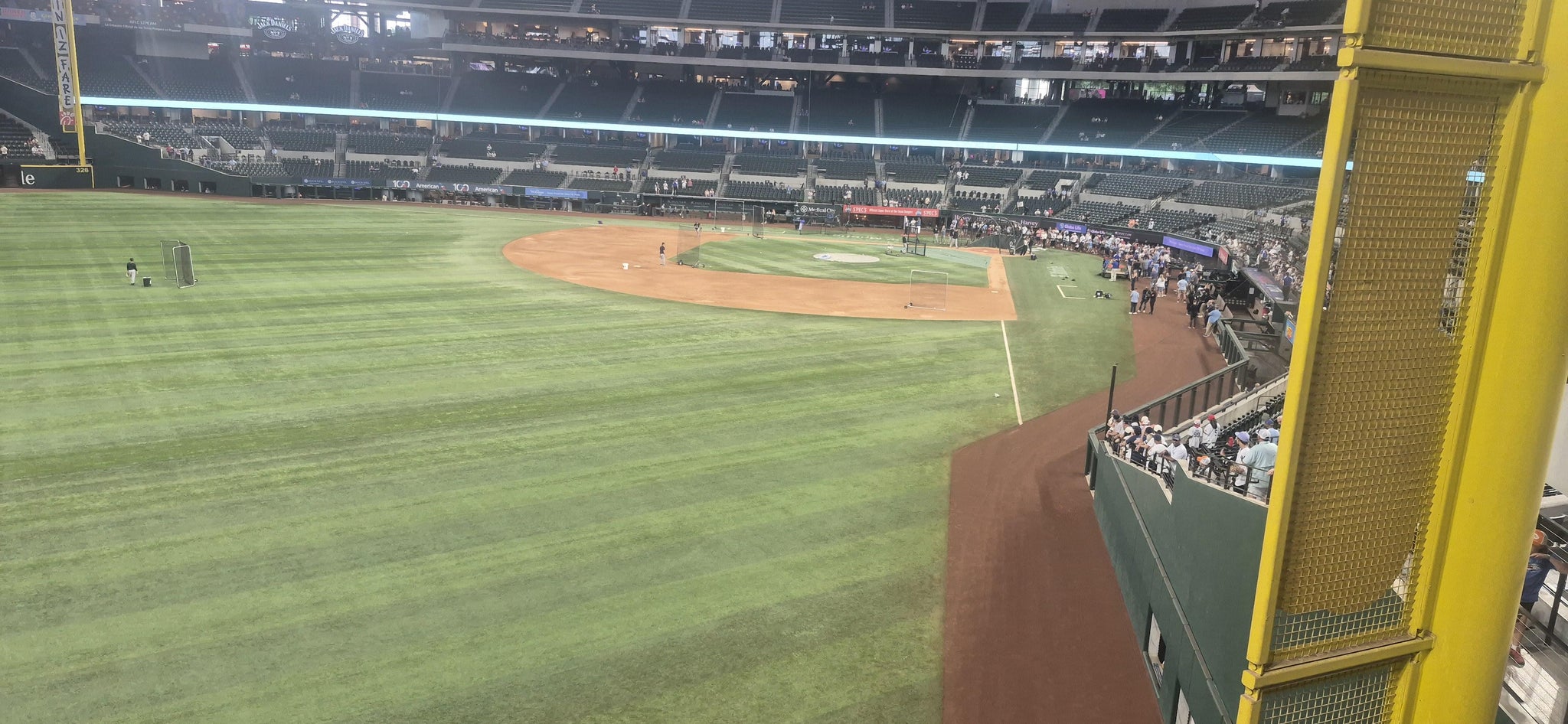 Real Fan View taken from Section 142 at Globe Life Field by Eric F