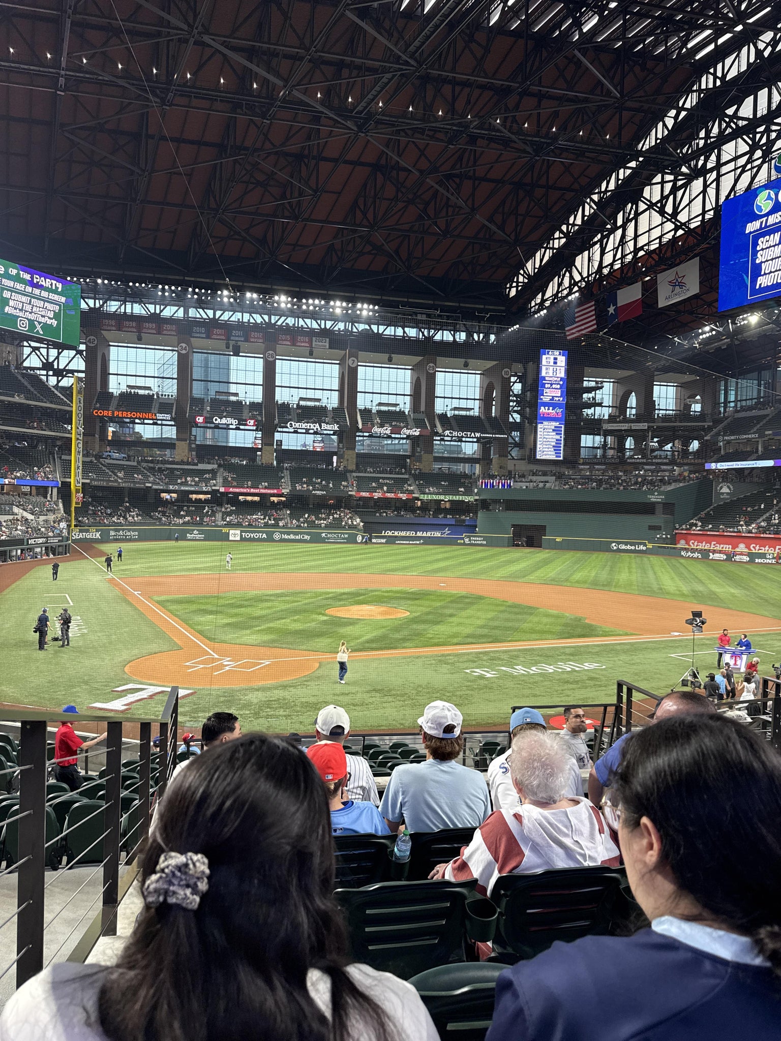 Real Fan View taken from Section 15 at Globe Life Field by Joel H