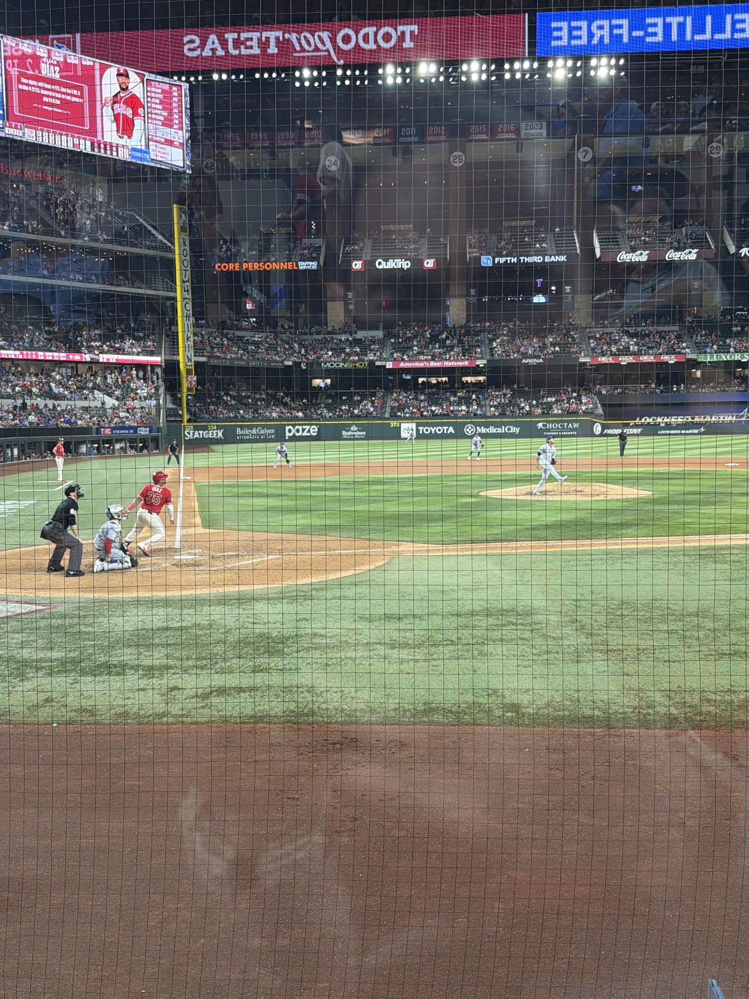 Real Fan View taken from Section 16 at Globe Life Field by Tyler R