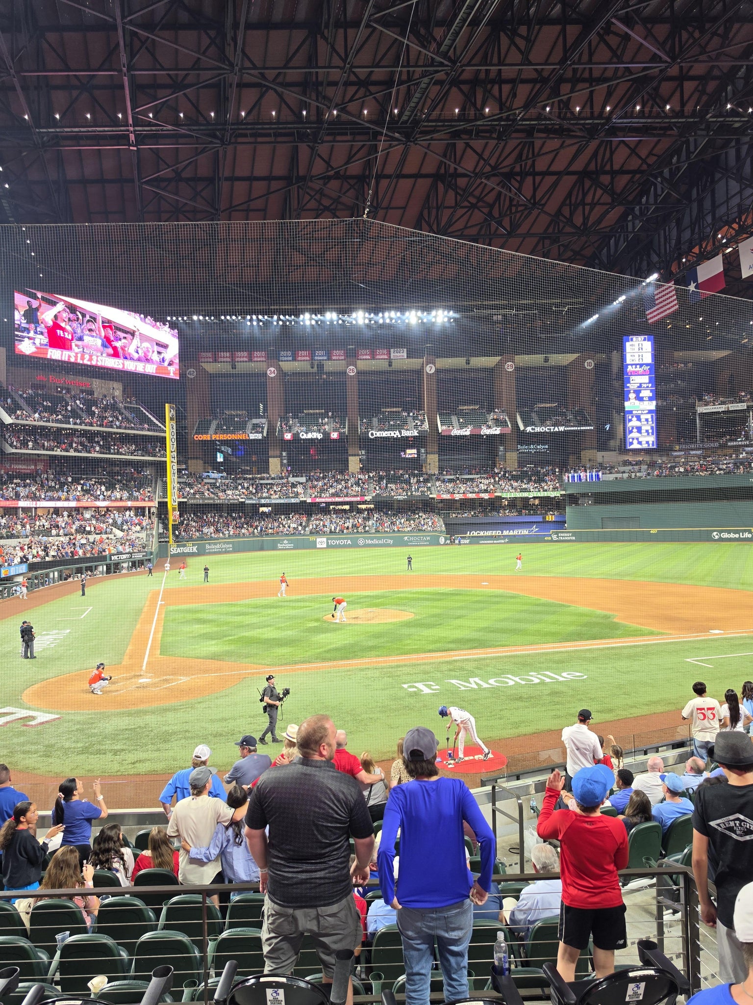 Real Fan View taken from Section 16 at Globe Life Field by Stacy O
