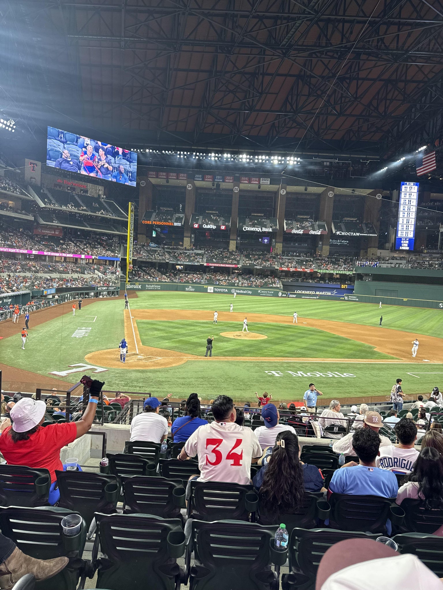 Real Fan View taken from Section 16 at Globe Life Field by Angel P