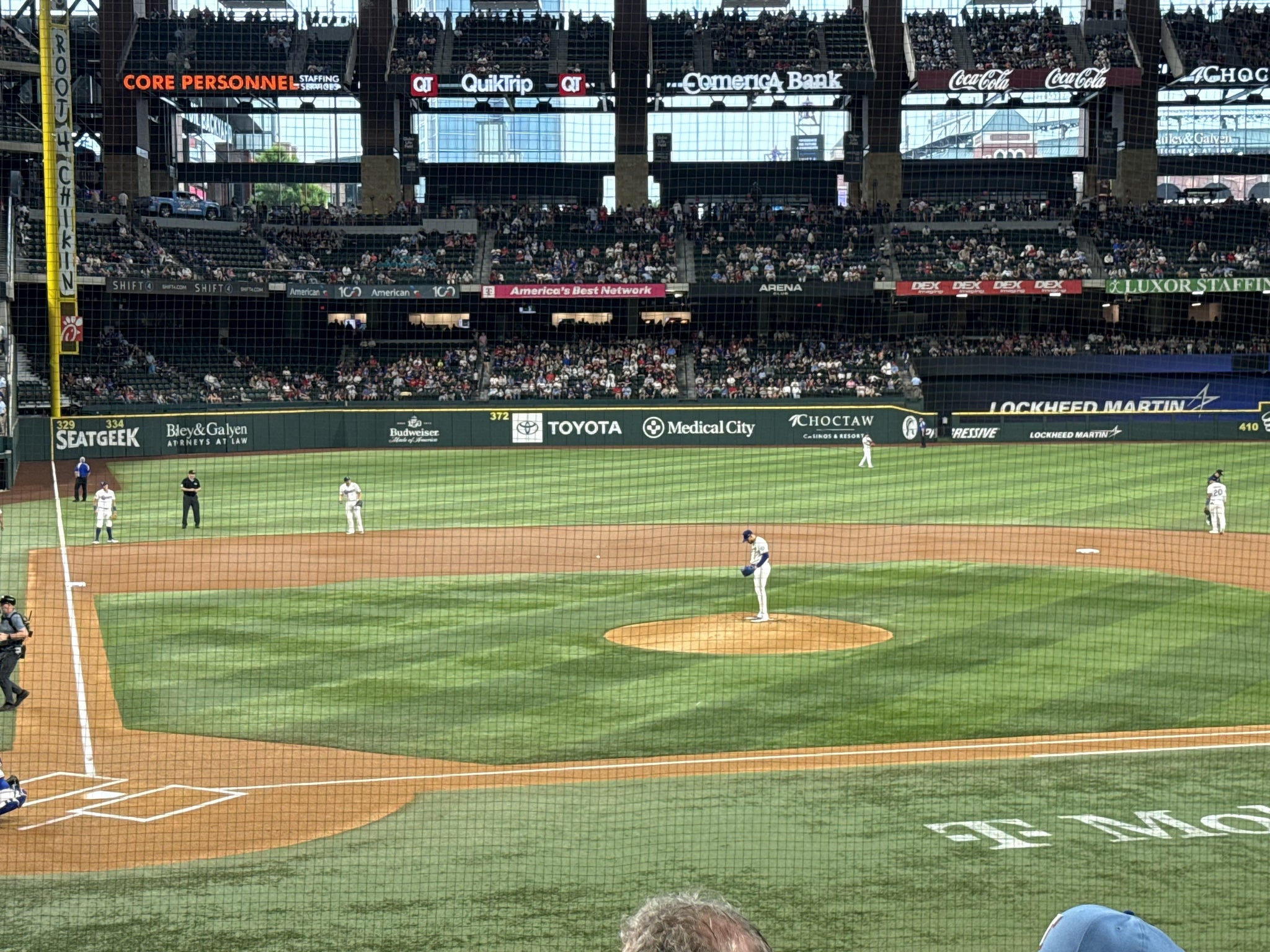 Real Fan View taken from Section 16 at Globe Life Field by Bryan I