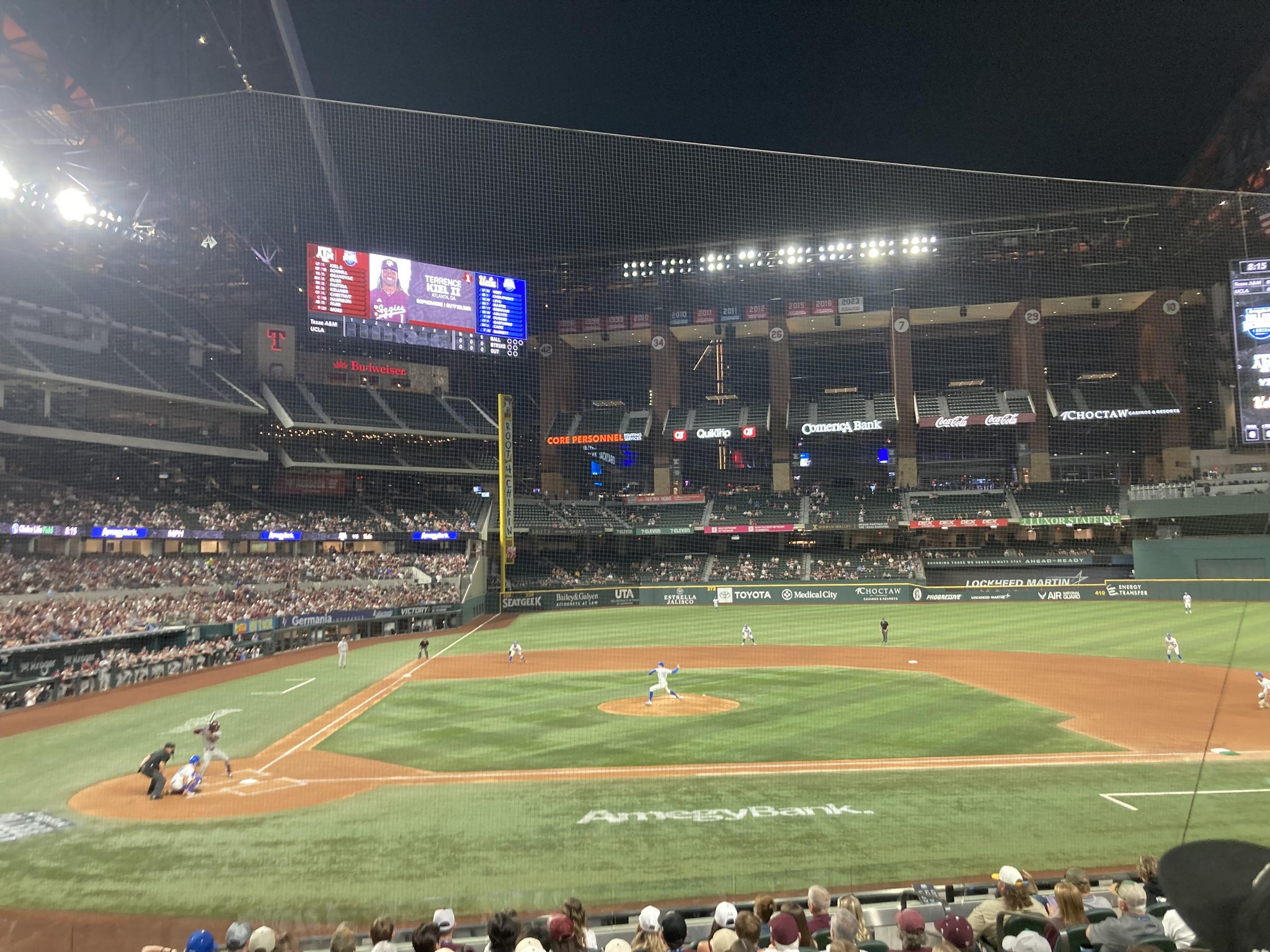 Real Fan View taken from Section 17 at Globe Life Field by Anonymous User
