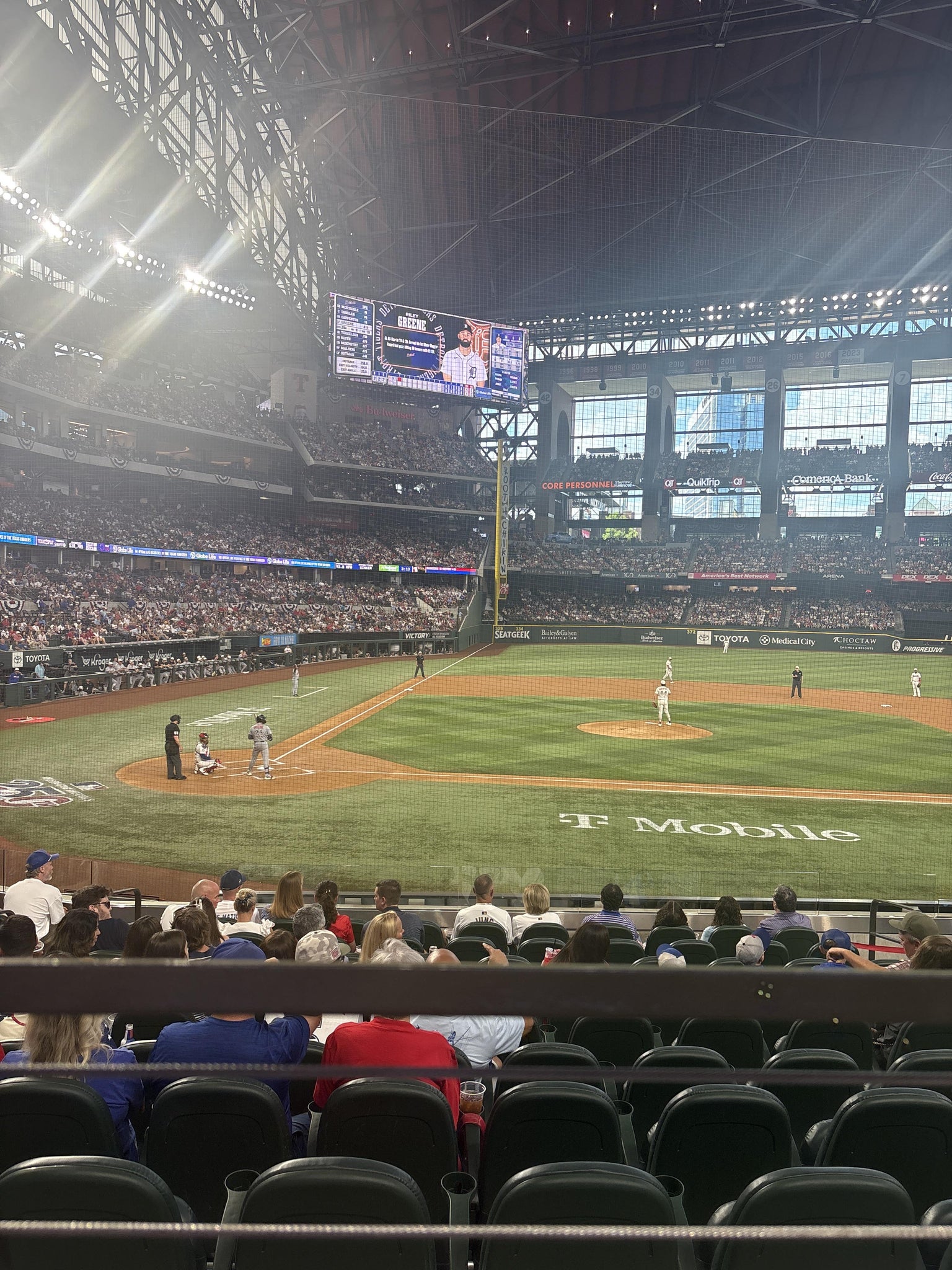 Real Fan View taken from Section 17 at Globe Life Field by Jay W
