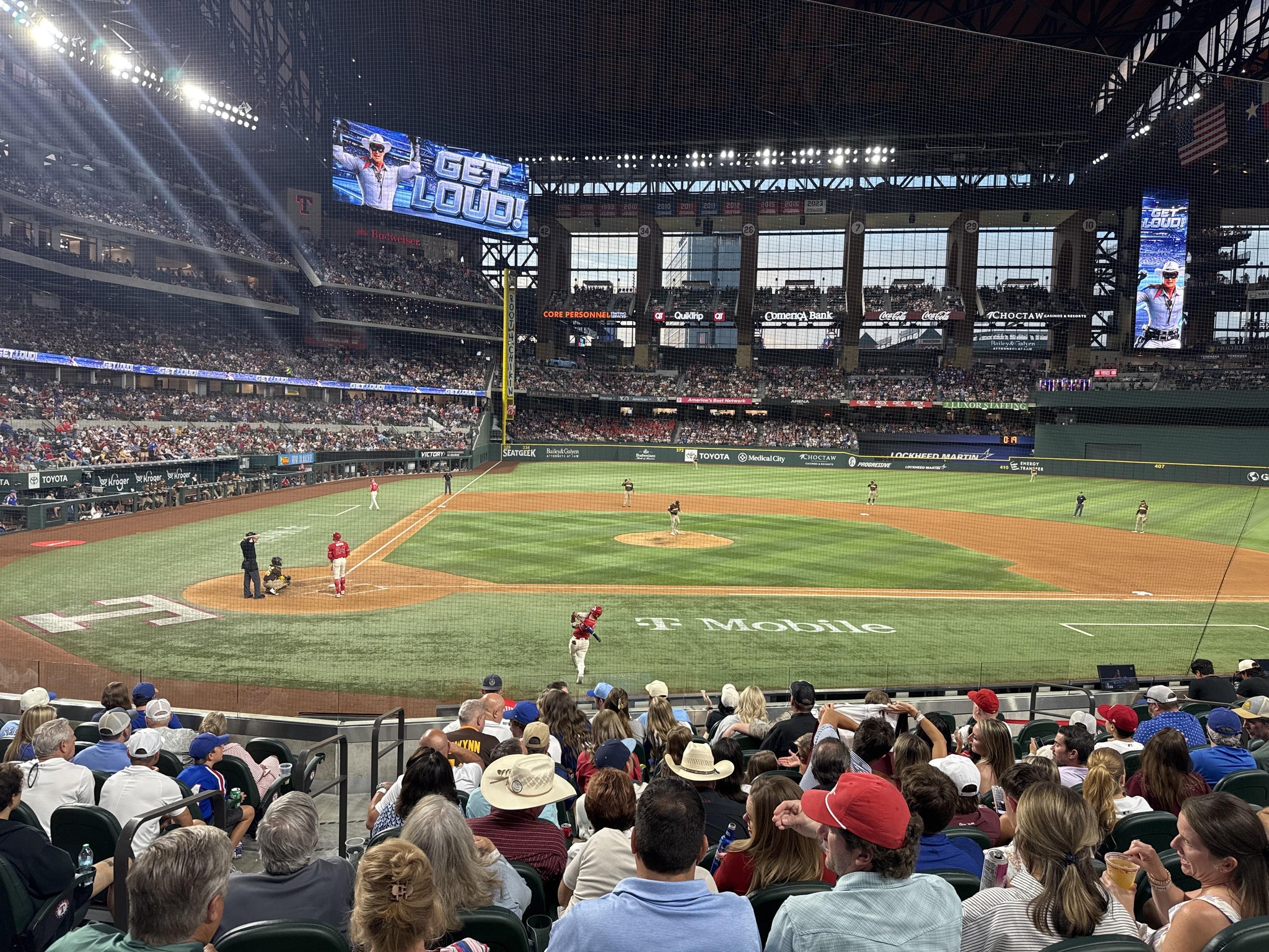 Real Fan View taken from Section 17 at Globe Life Field by Chris V