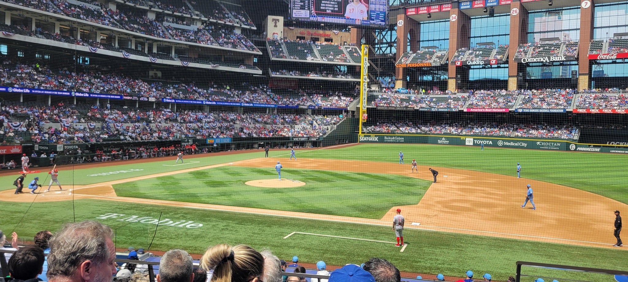 Real Fan View taken from Section 19 at Globe Life Field by Achal M