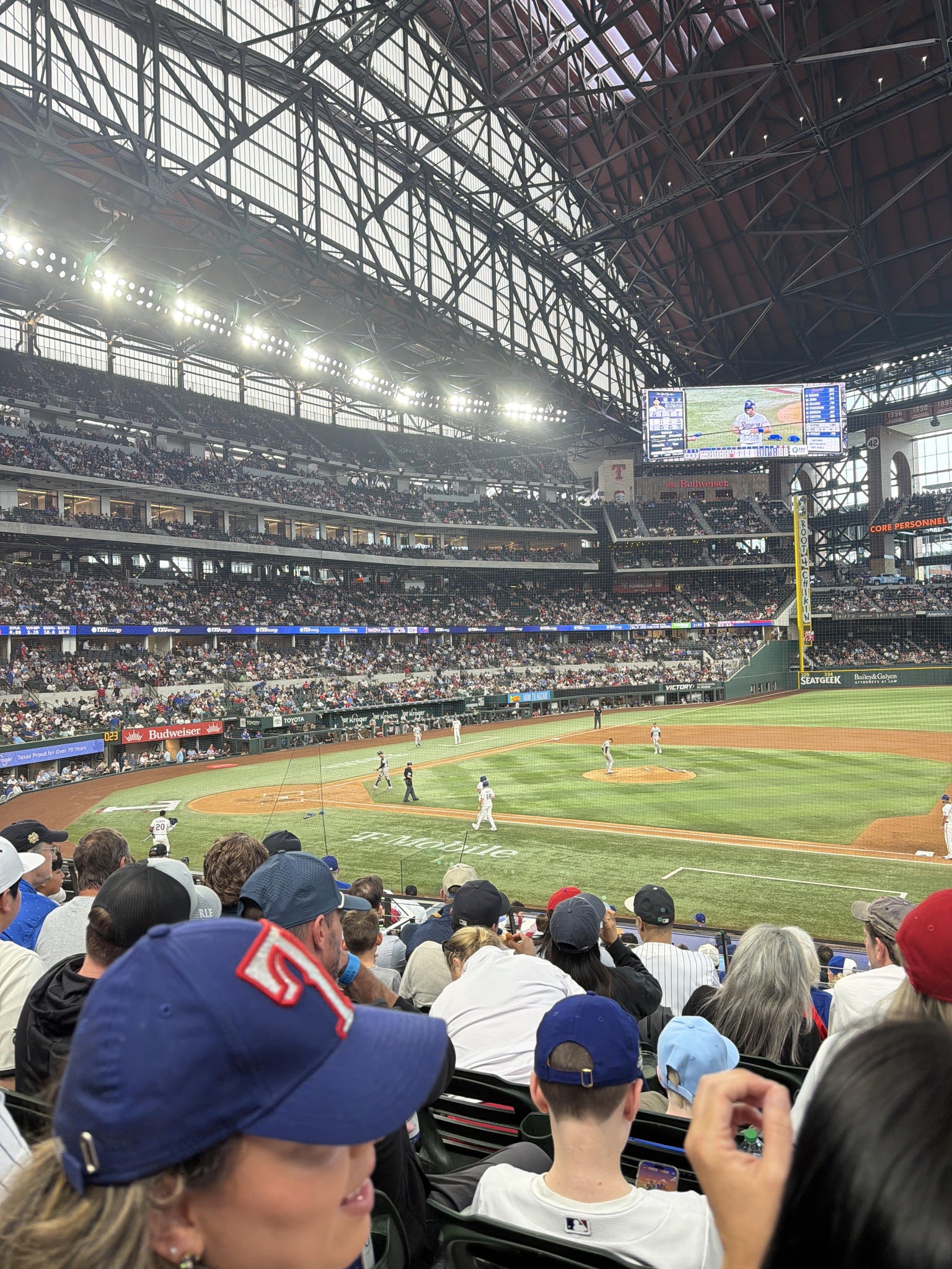 Real Fan View taken from Section 19 at Globe Life Field by Jennifer R