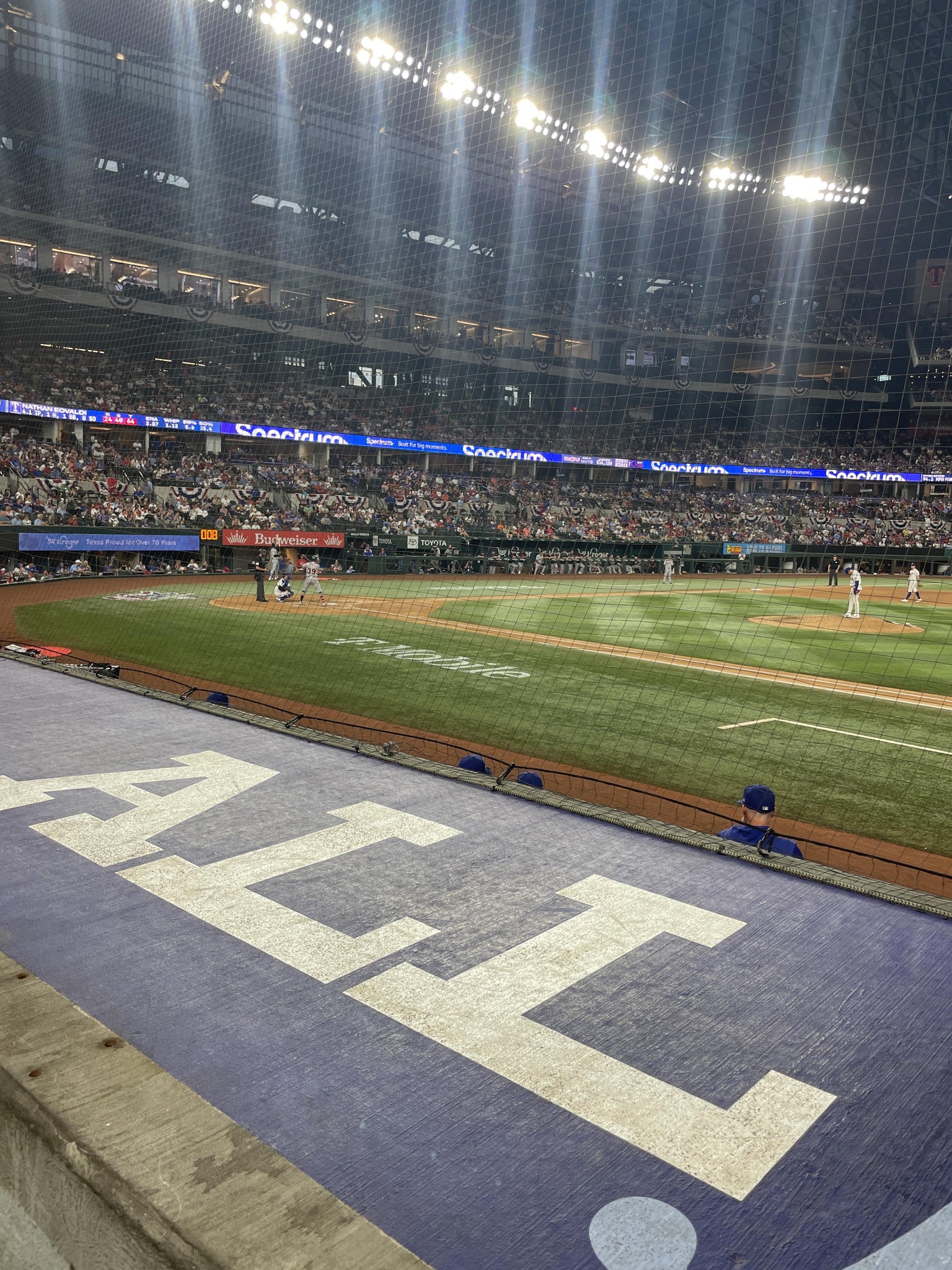 Real Fan View taken from Section 19 at Globe Life Field by Alexandra S