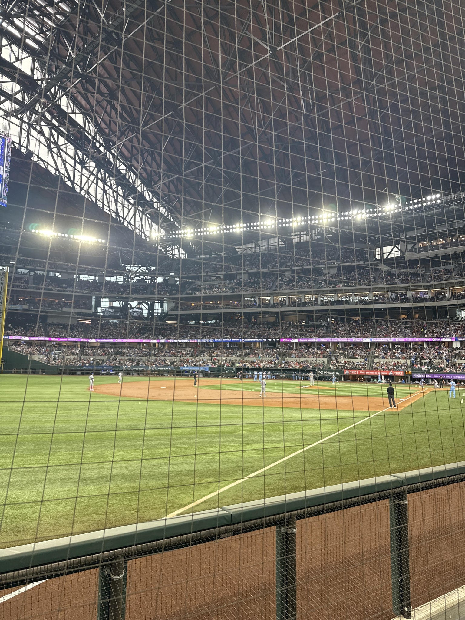 Real Fan View taken from Section 2 at Globe Life Field by Leah B