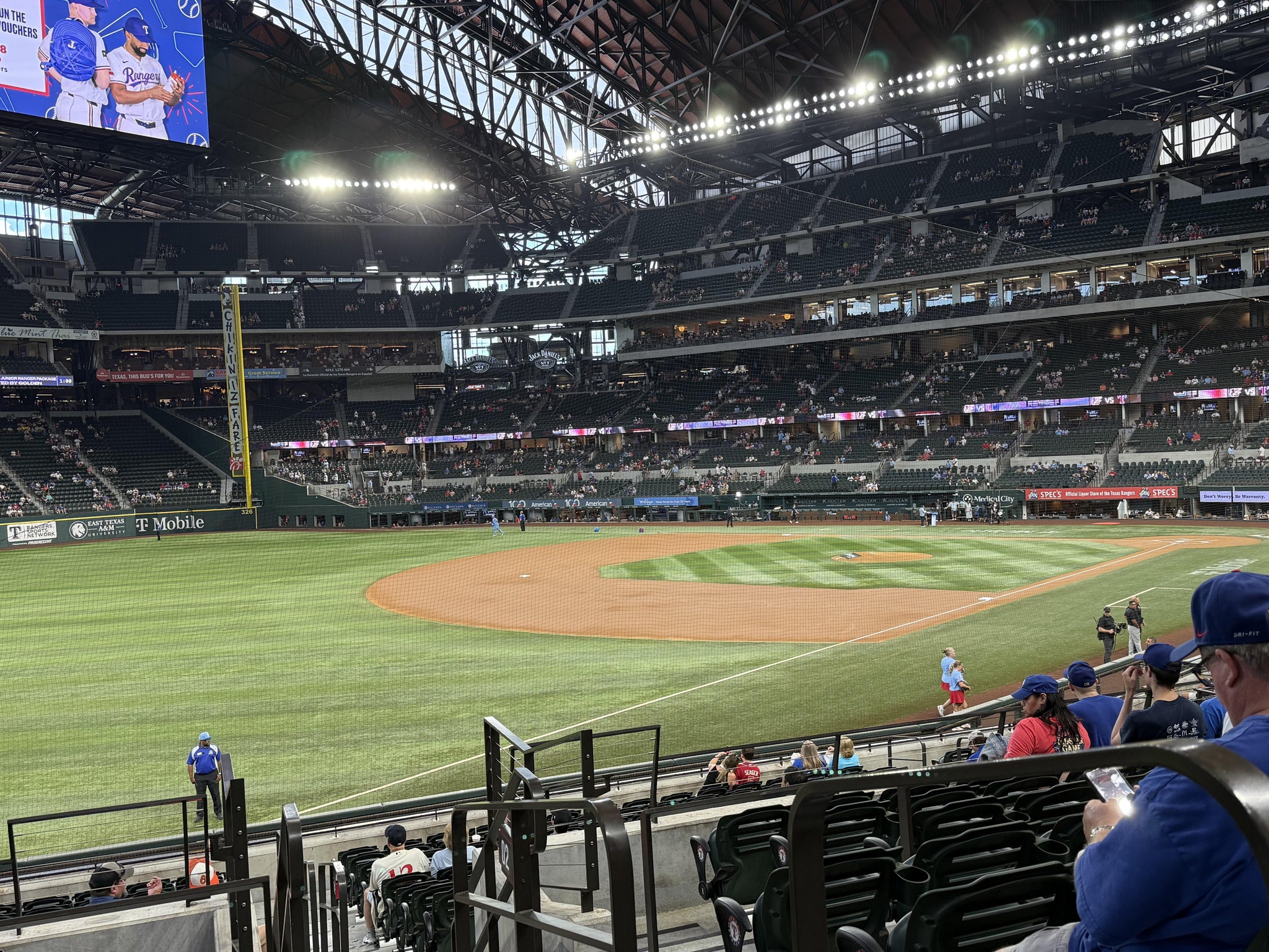 Real Fan View taken from Section 2 at Globe Life Field by Bryan S