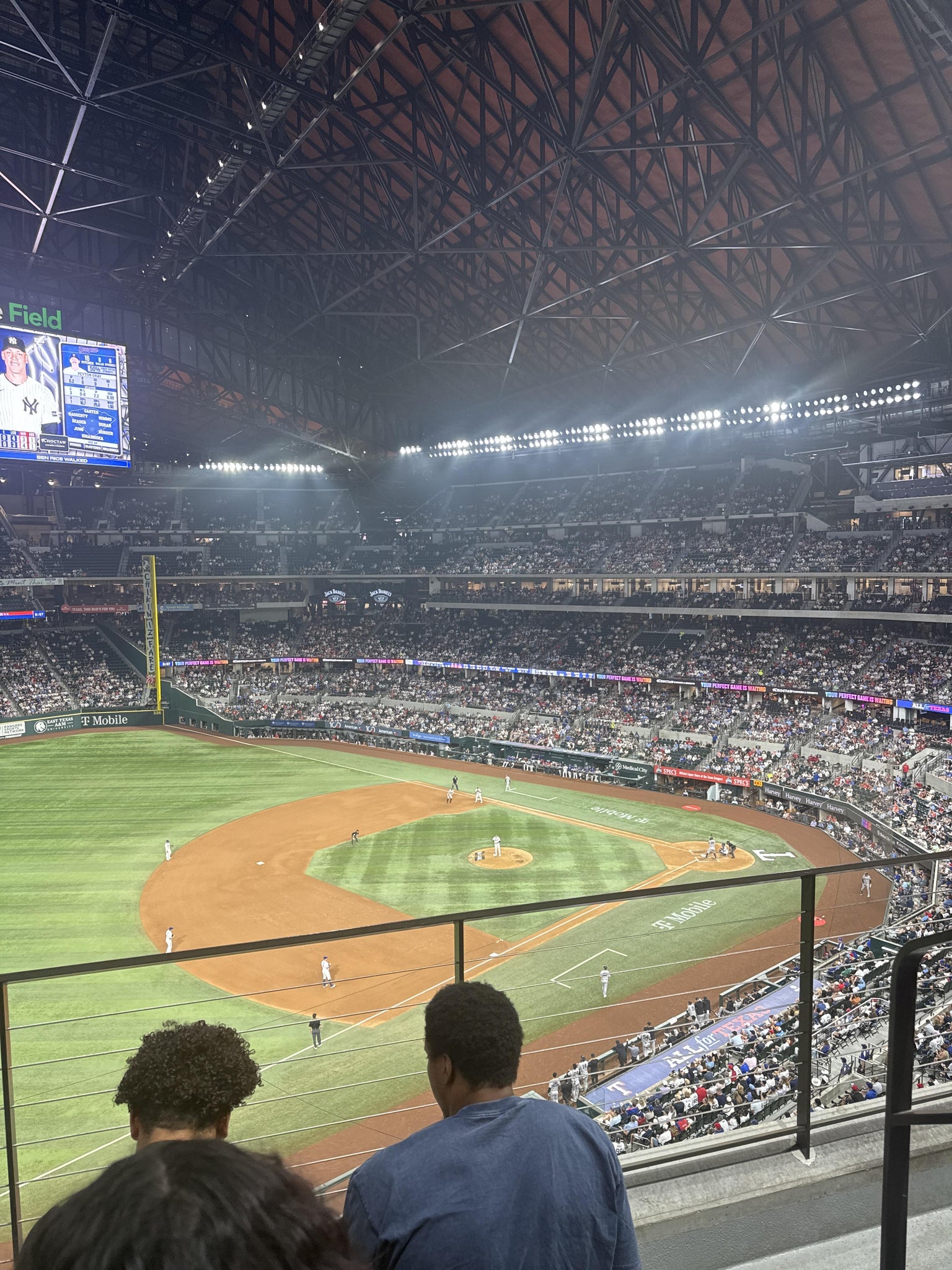 Real Fan View taken from Section 207 at Globe Life Field by Amalia L