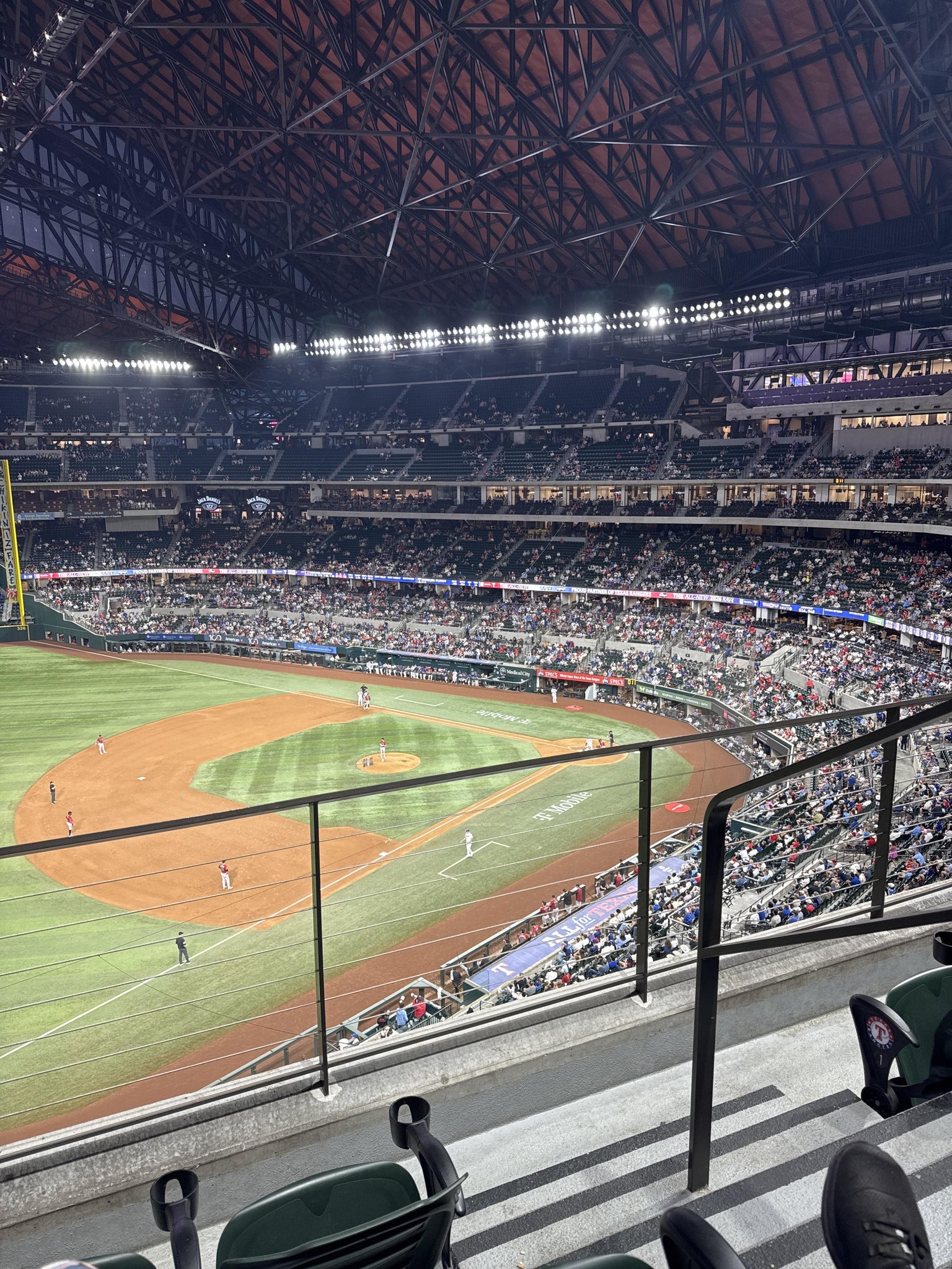 Real Fan View taken from Section 207 at Globe Life Field by Amalia L