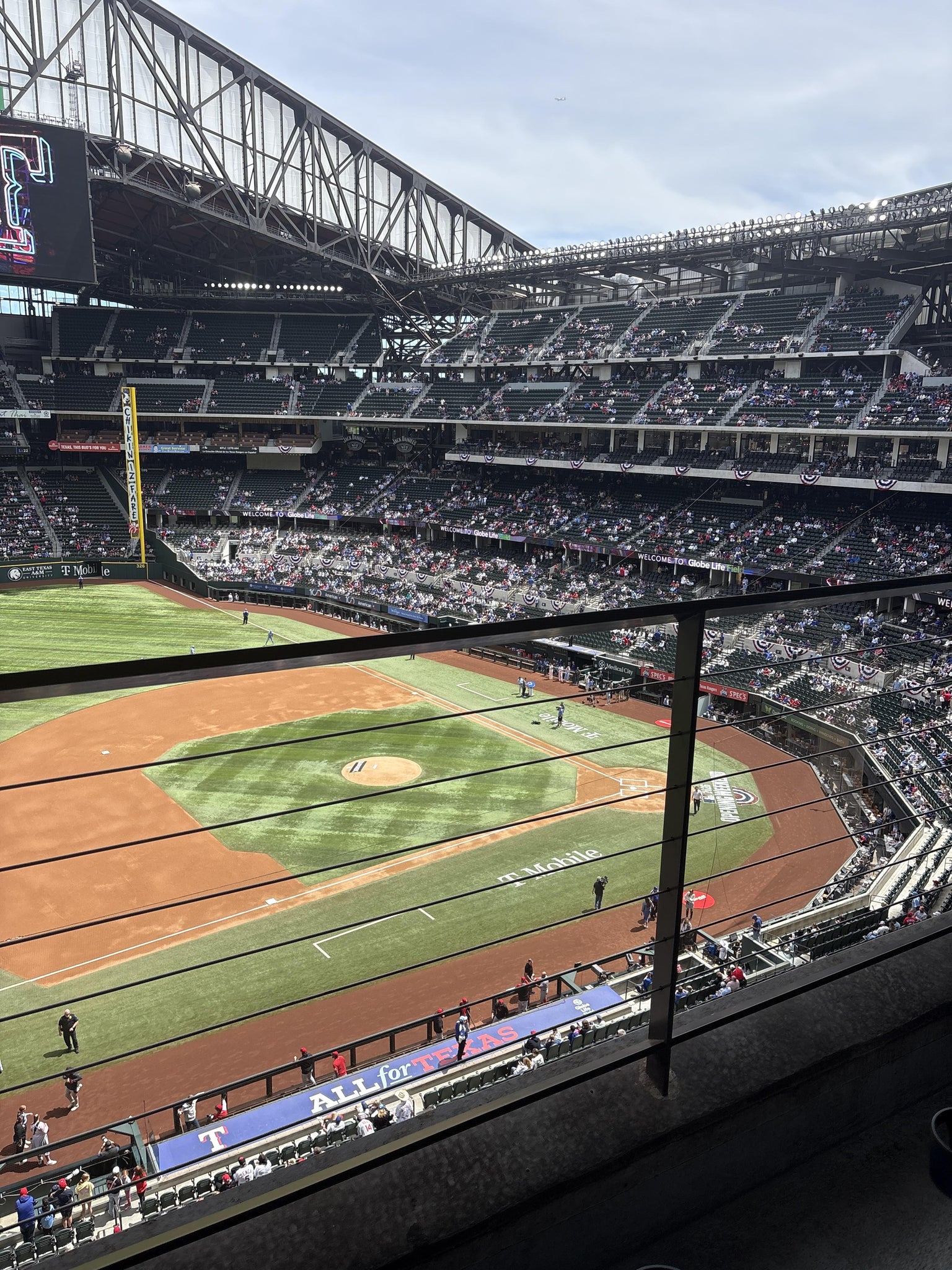 Real Fan View taken from Section 209 at Globe Life Field by Christopher H