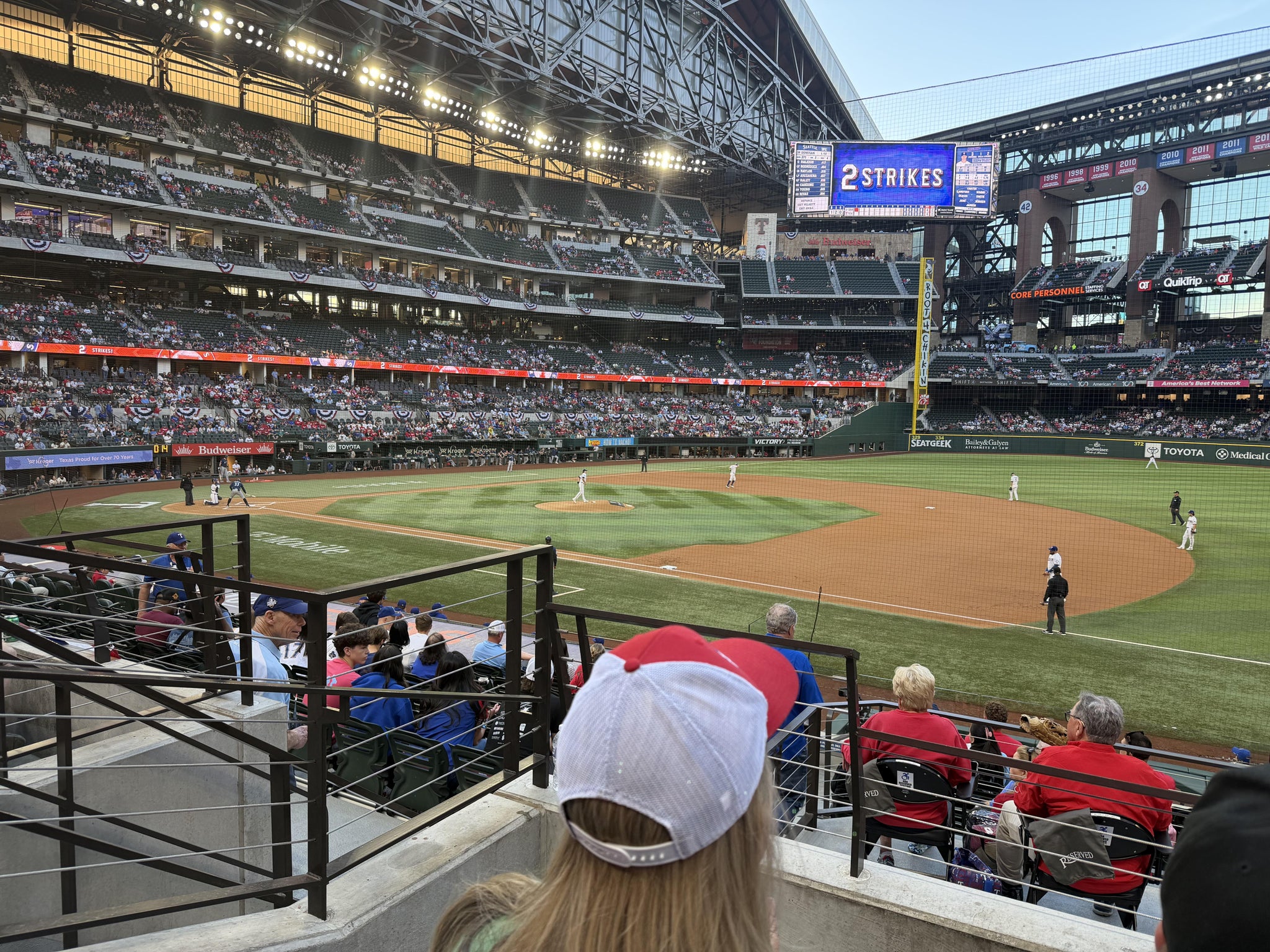 Real Fan View taken from Section 21 at Globe Life Field by Gray P
