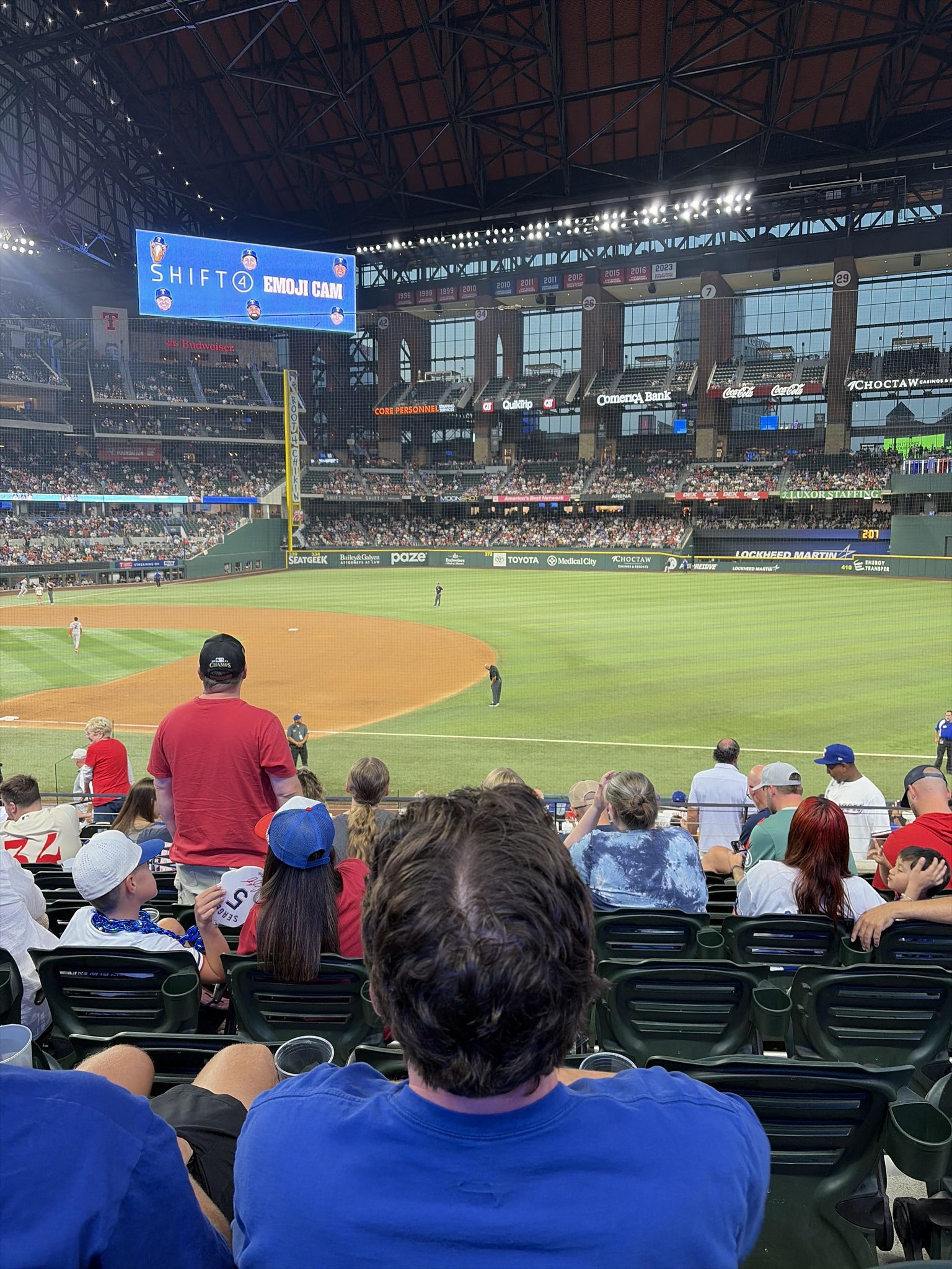 Real Fan View taken from Section 21 at Globe Life Field by Isaac D
