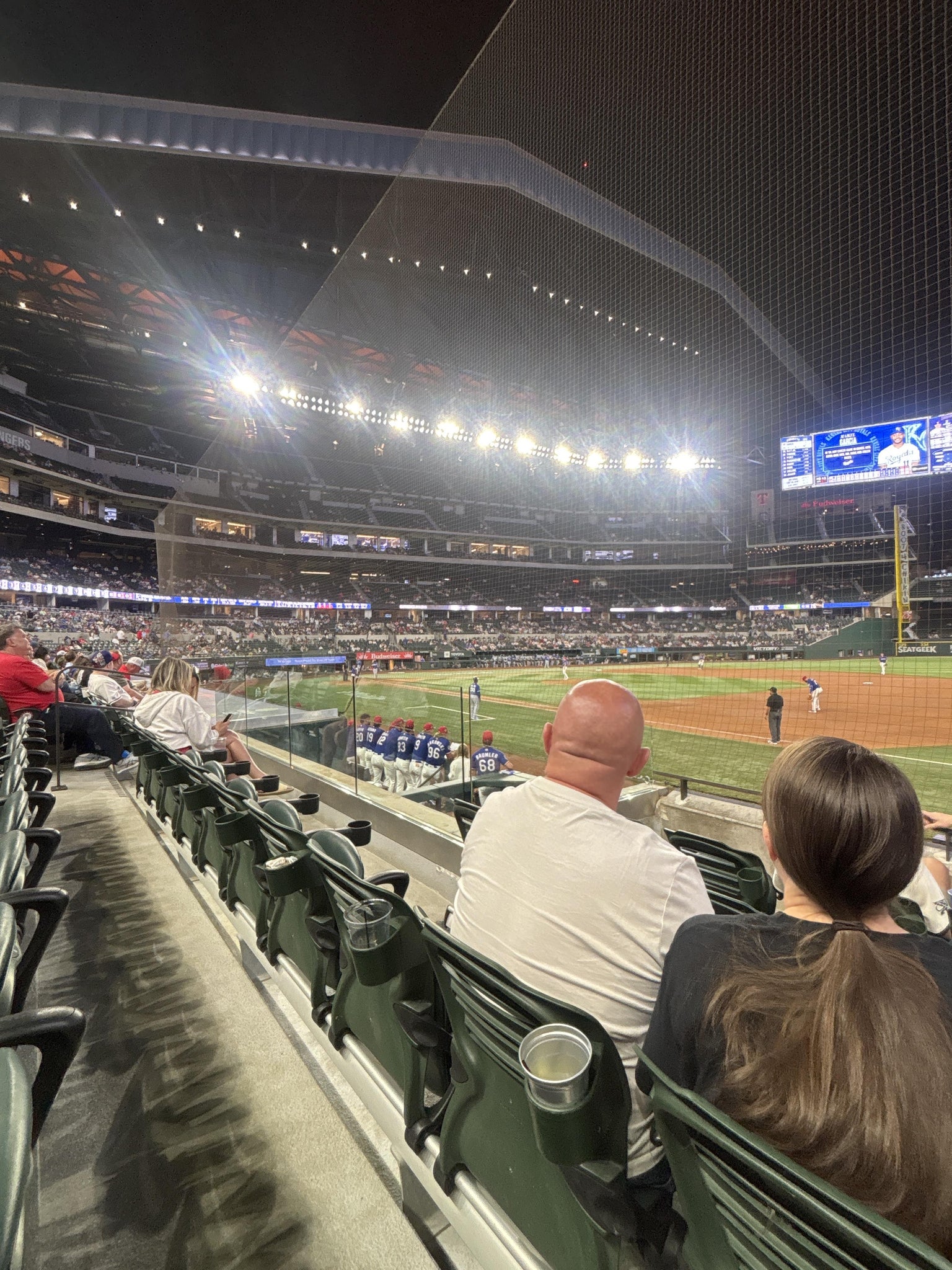 Real Fan View taken from Section 21 at Globe Life Field by Irving M