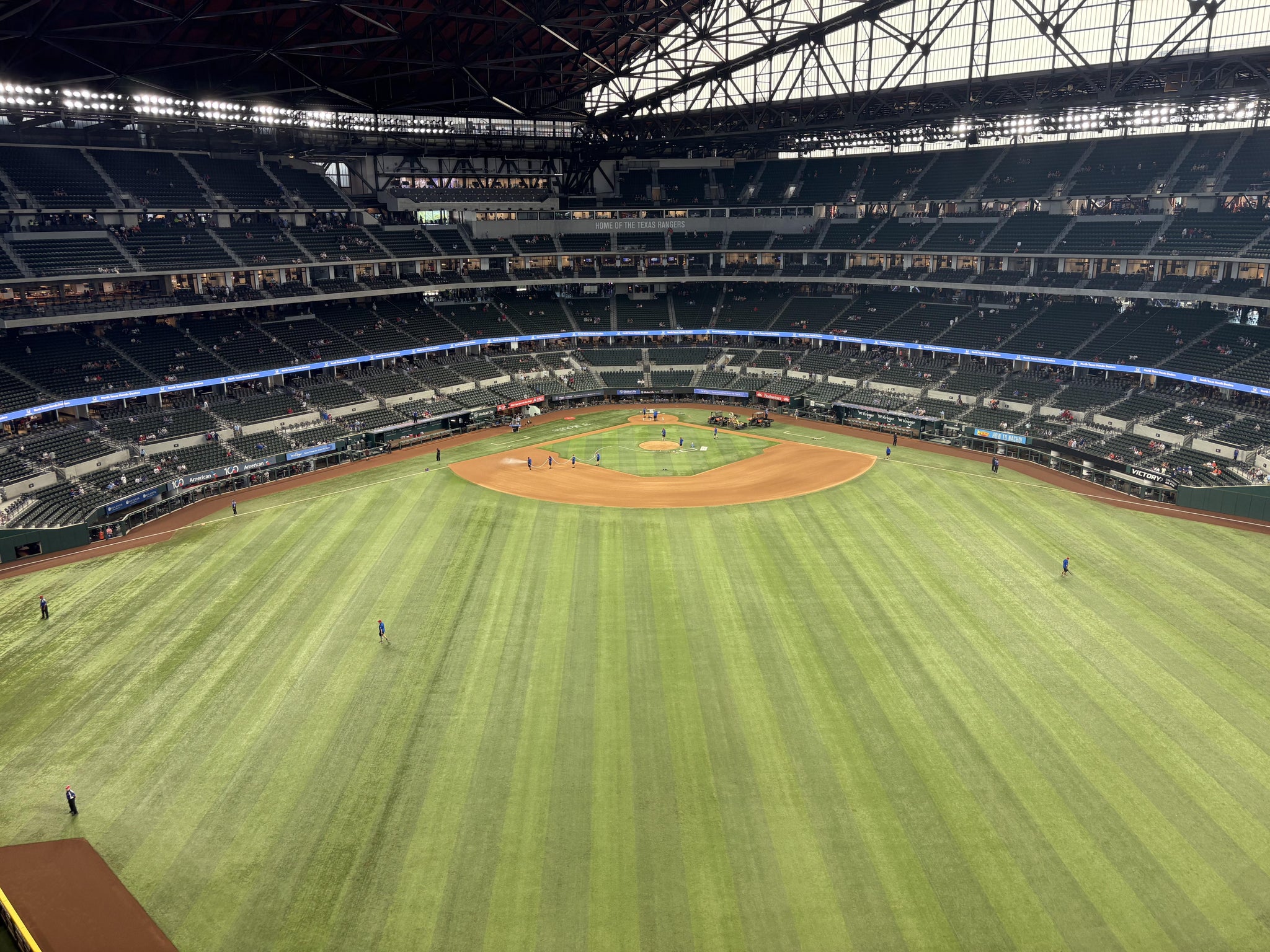 Real Fan View taken from Section 211 at Globe Life Field by Robin M