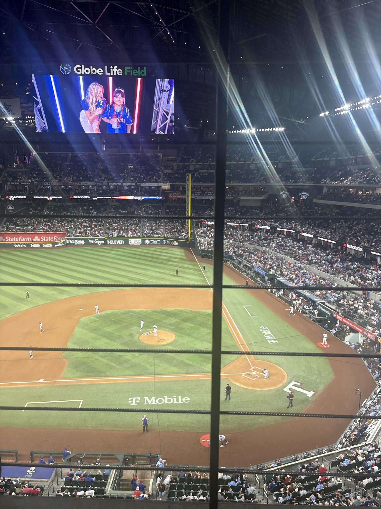 Real Fan View taken from Section 212 at Globe Life Field by Sammy T