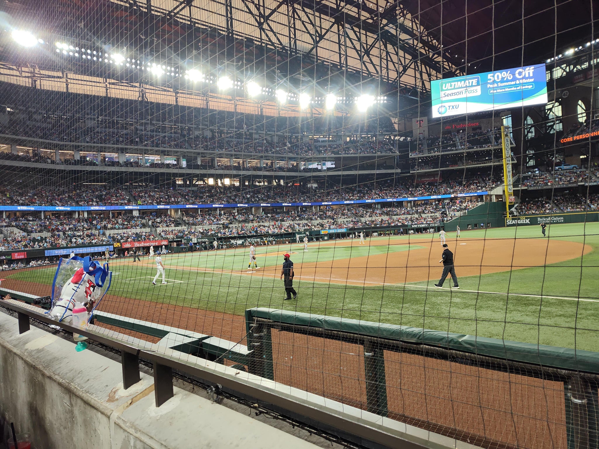 Real Fan View taken from Section 22 at Globe Life Field by Allen C